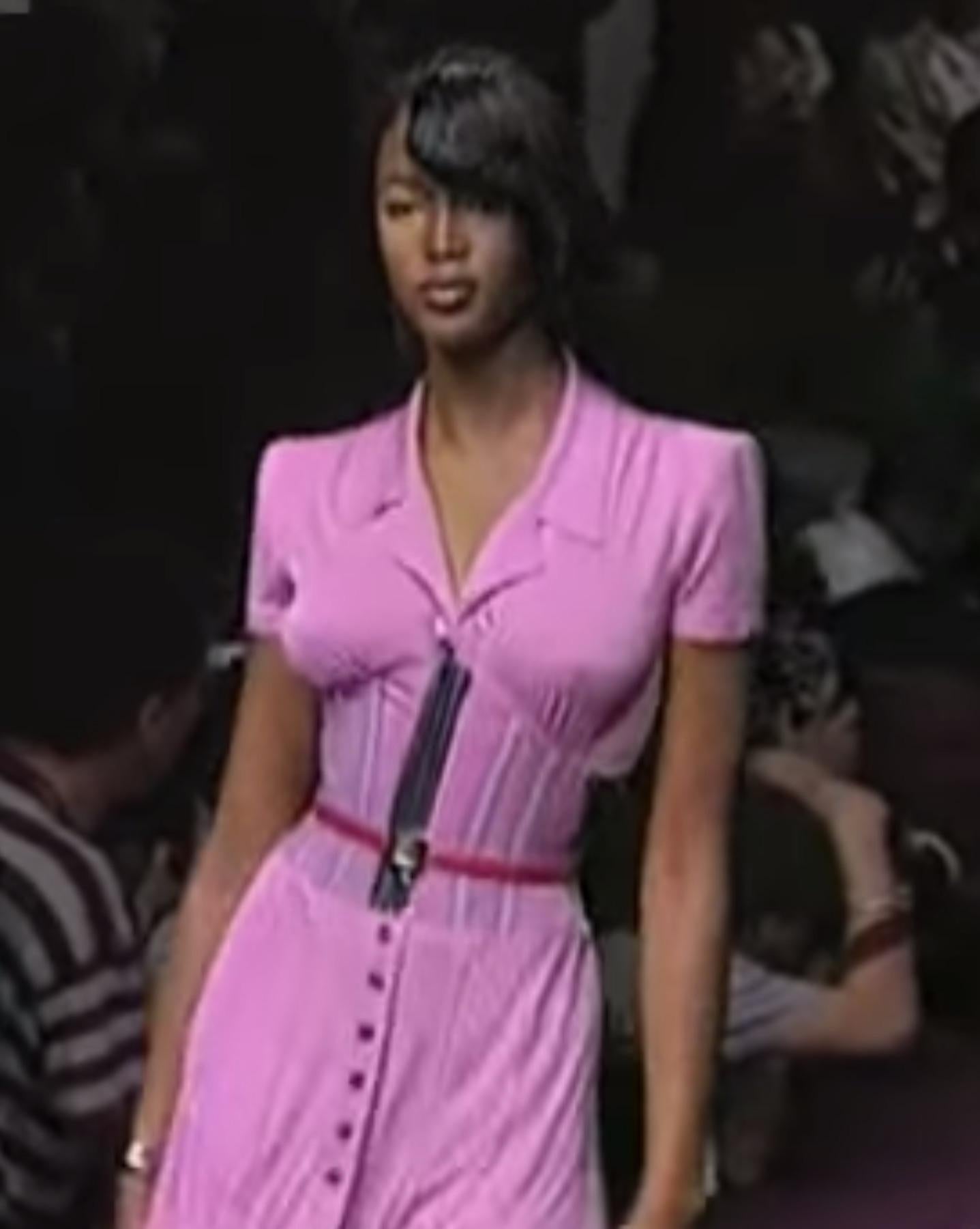 Vintage Karl Lagerfeld spring summer 1995 cotton jersey corset mini dress 2