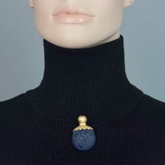 Vintage KARL LAGERFELD Sun Moon Stars Perfume Brooch