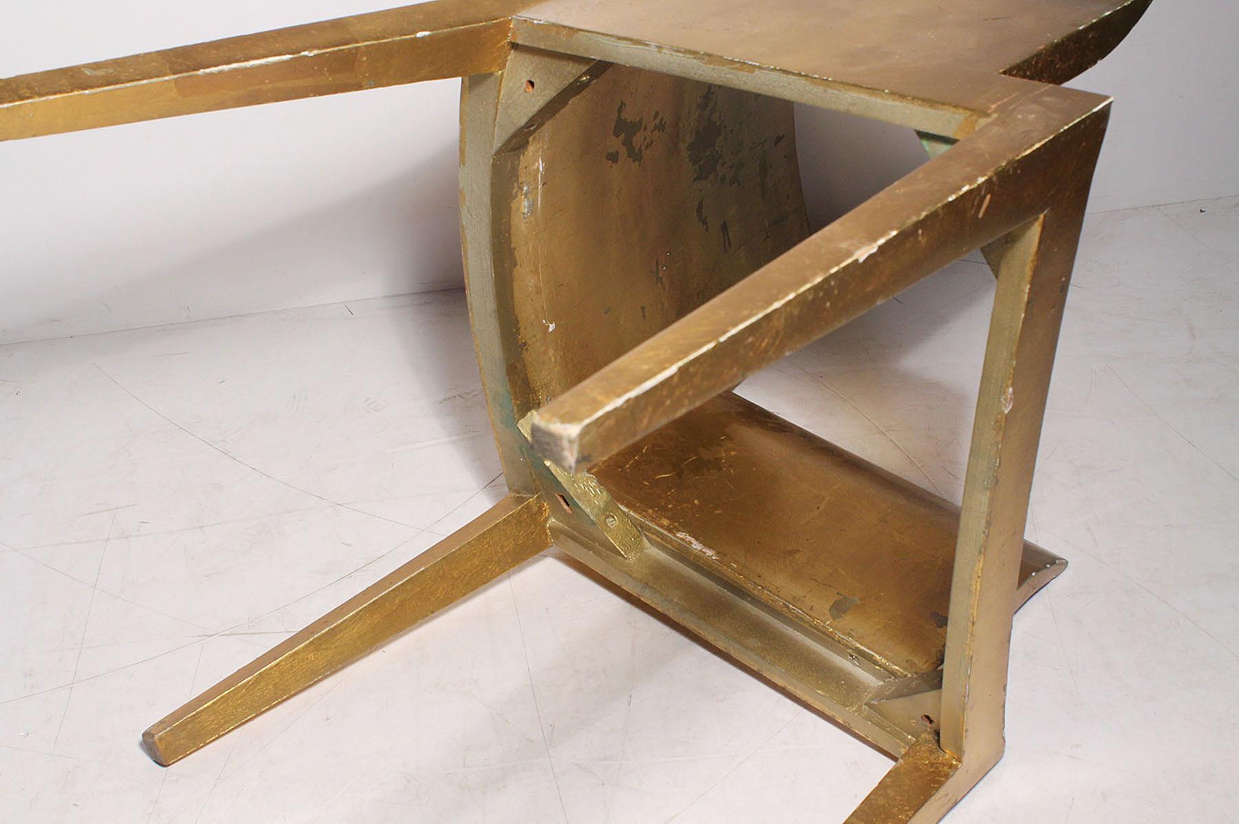 Sillón vintage Karl Springer JMF 'Dorado' de Enrique Garcel para Jimeco 2