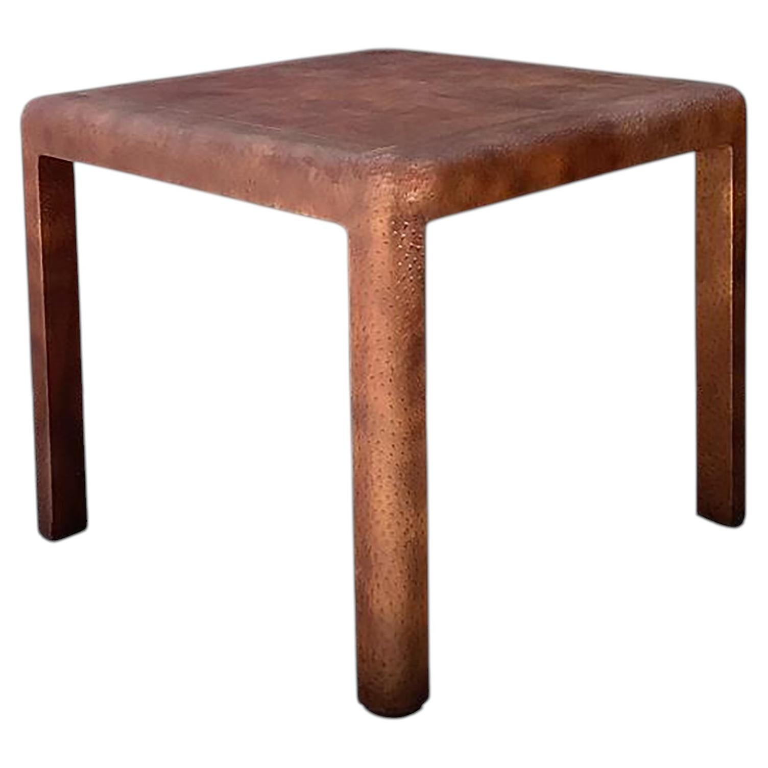 Vintage Karl Springer Ostrich Game Table