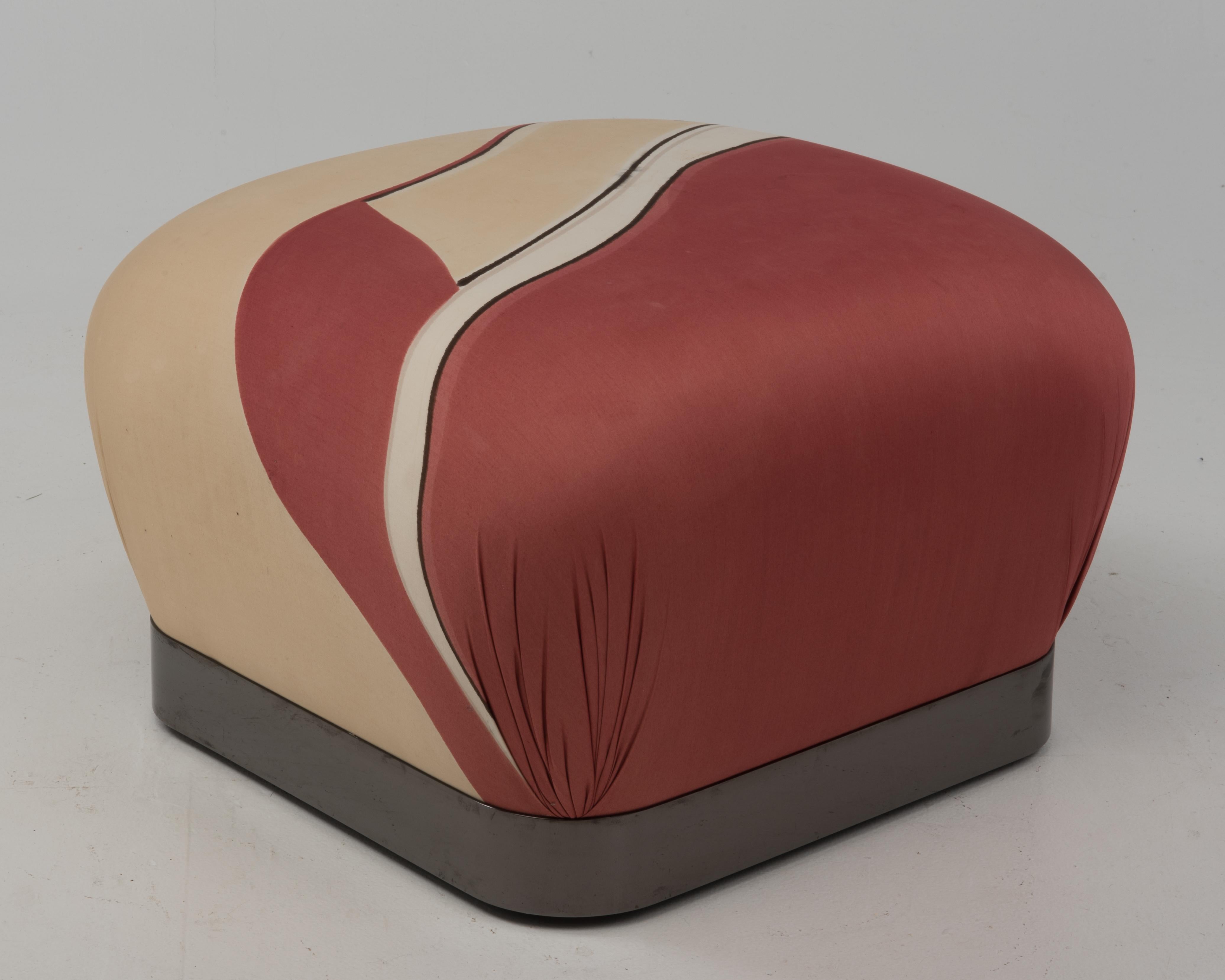 American Vintage Karl Springer Pouf Ottoman