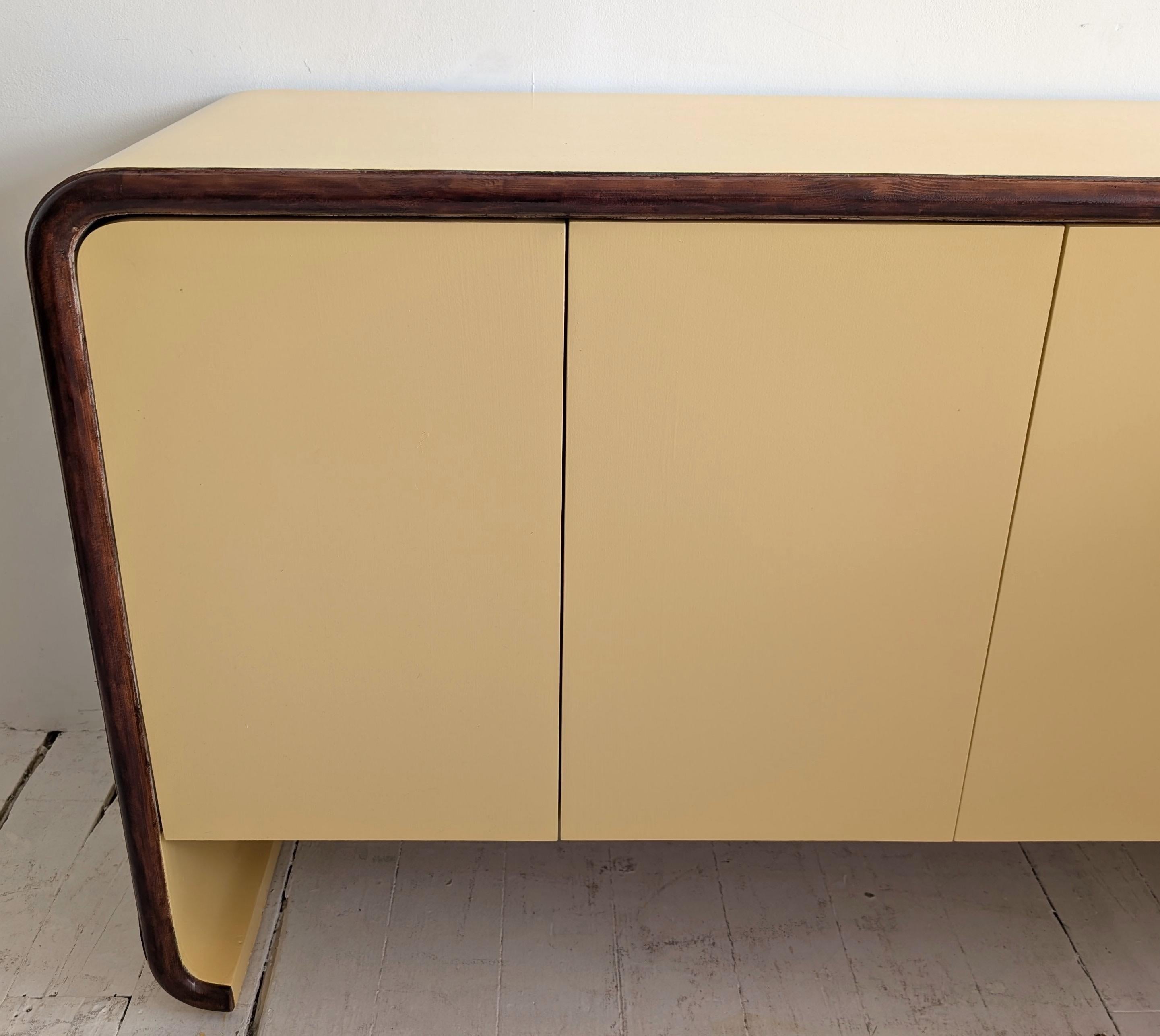 Credenza / credenza d'epoca in stile Karl Springer USA anni '80 in vendita 2