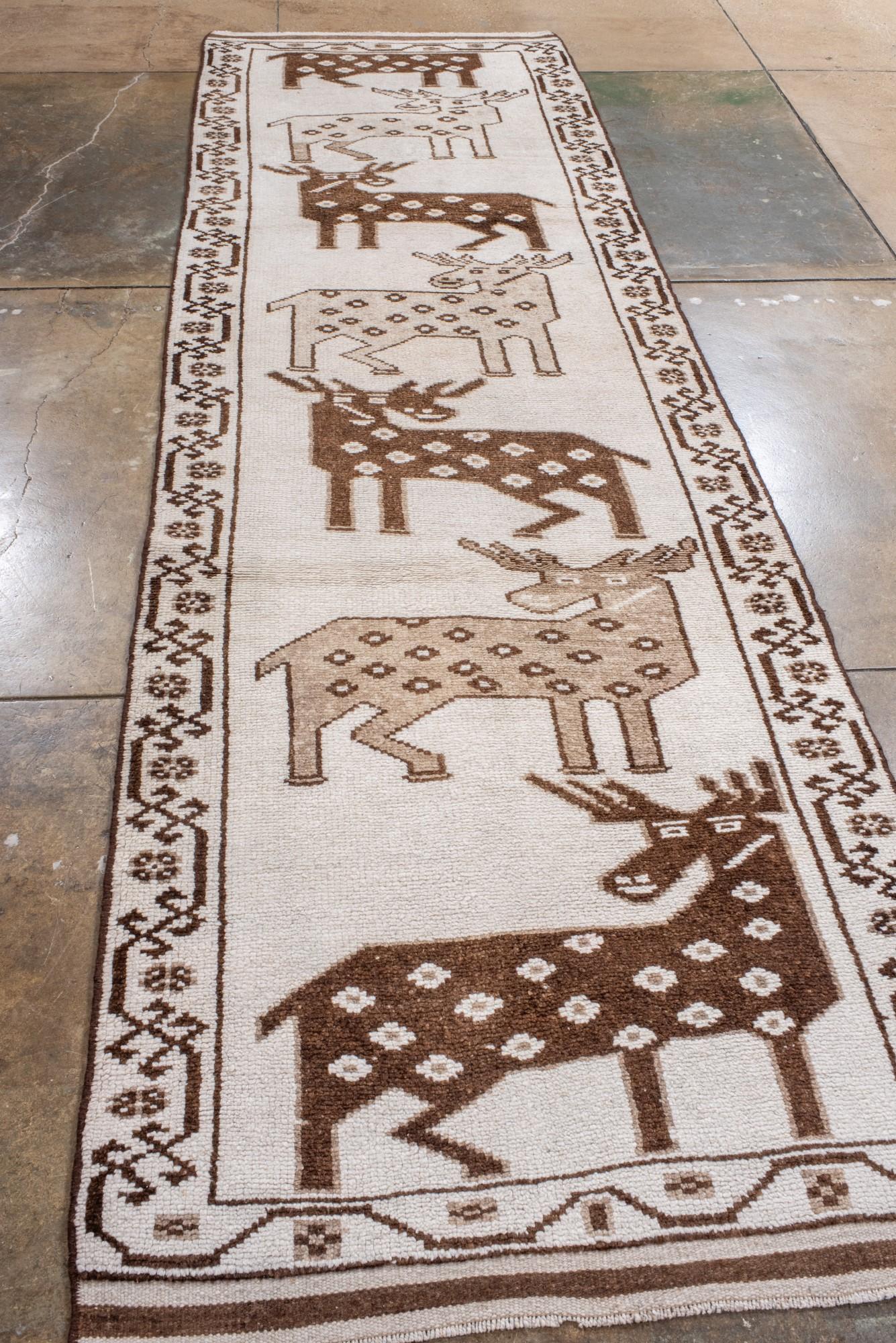 Turco Runner di cervi Kars vintage in vendita