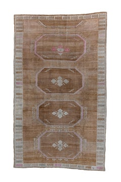 Vintage Kars Rug with Four Medallions