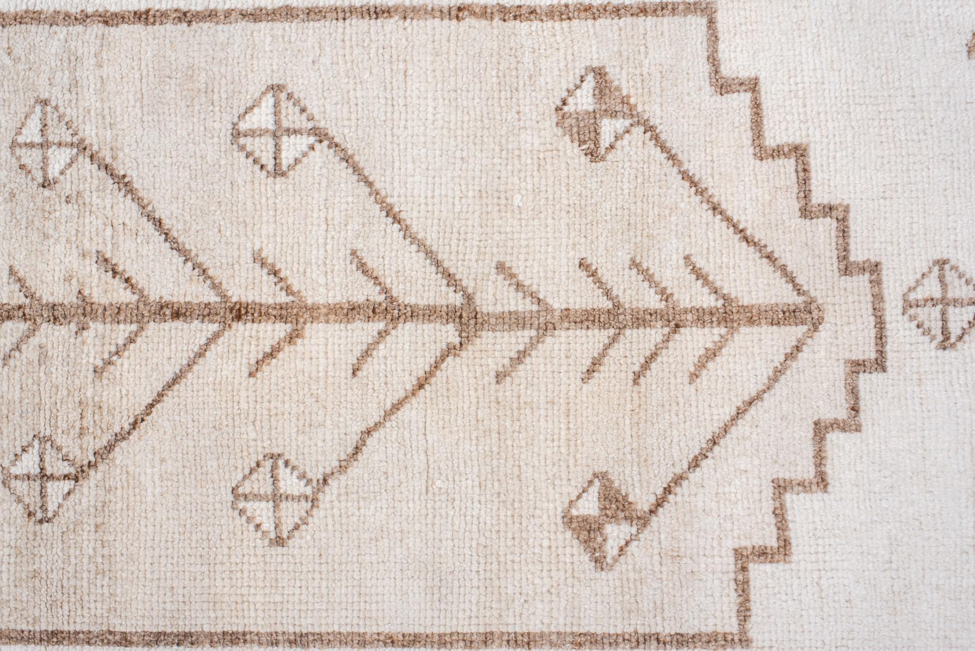 Alfombra Kars Vintage con Campo de Arena Anudado a mano en venta