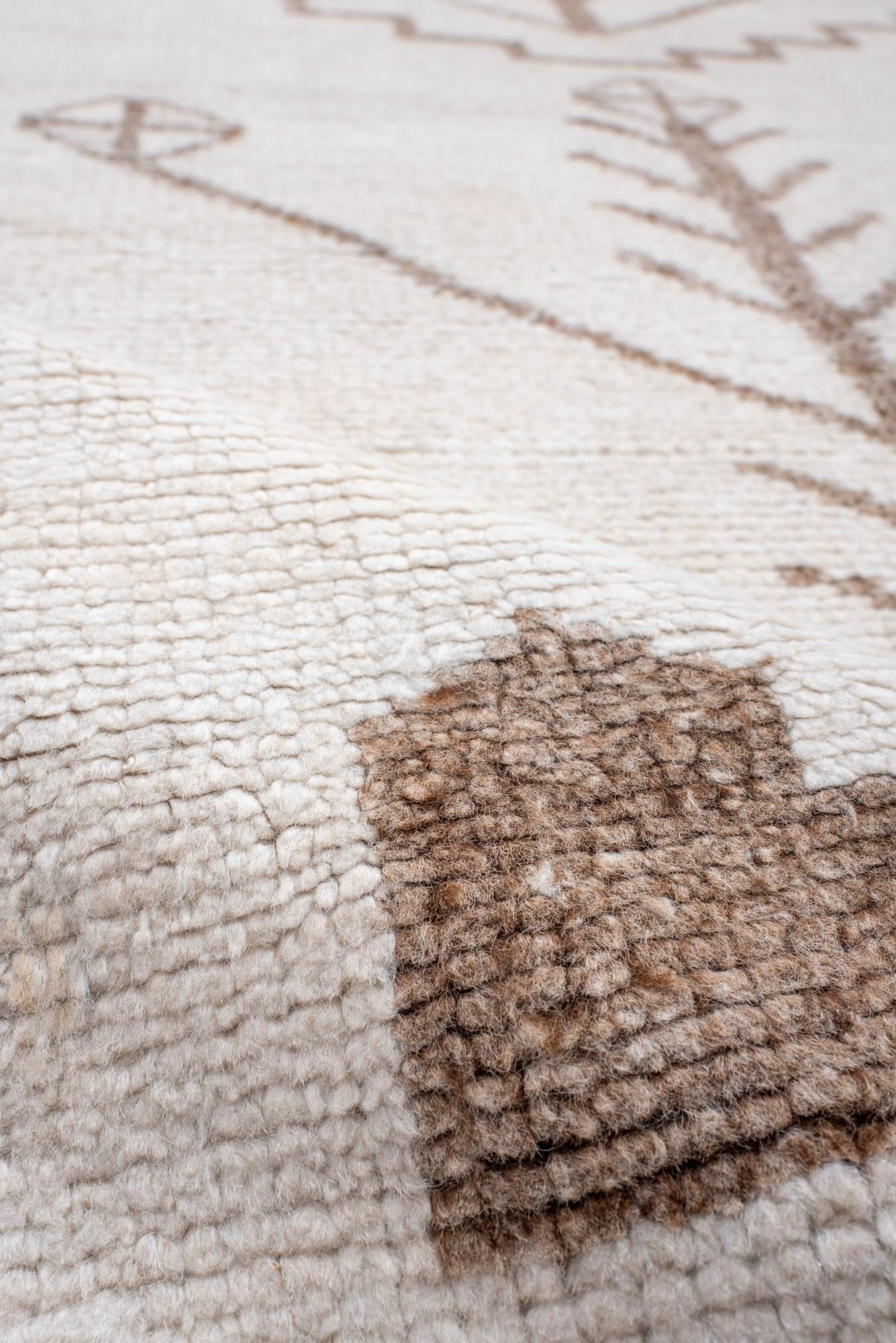 Alfombra Kars Vintage con Campo de Arena Lana en venta