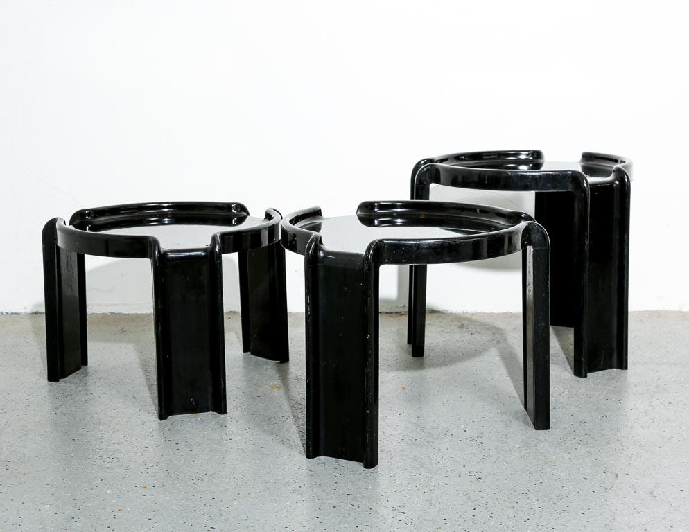 Vintage Kartell Nesting Tables by Giotto Stoppino In Good Condition In Brooklyn, NY