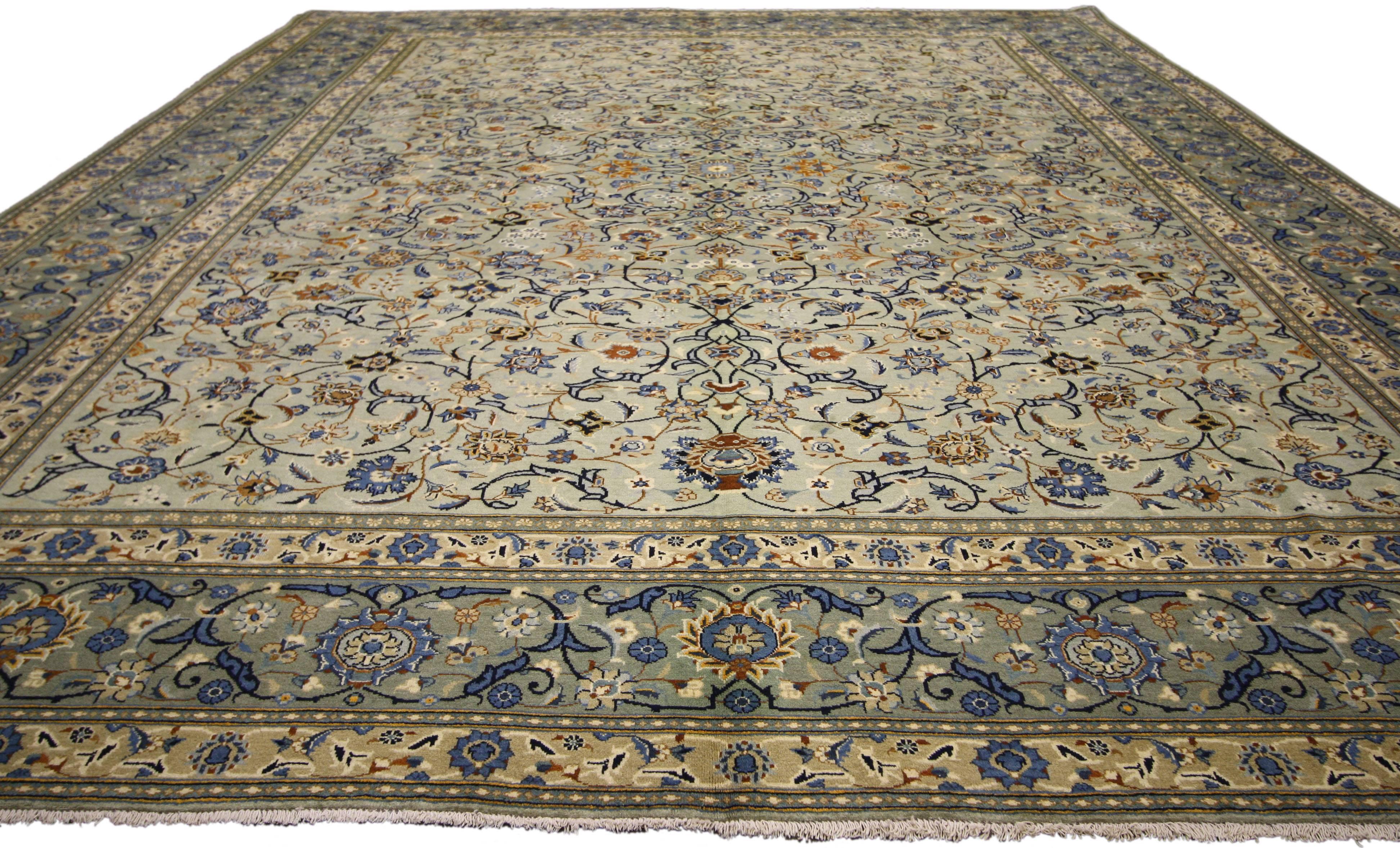 baby blue persian rug