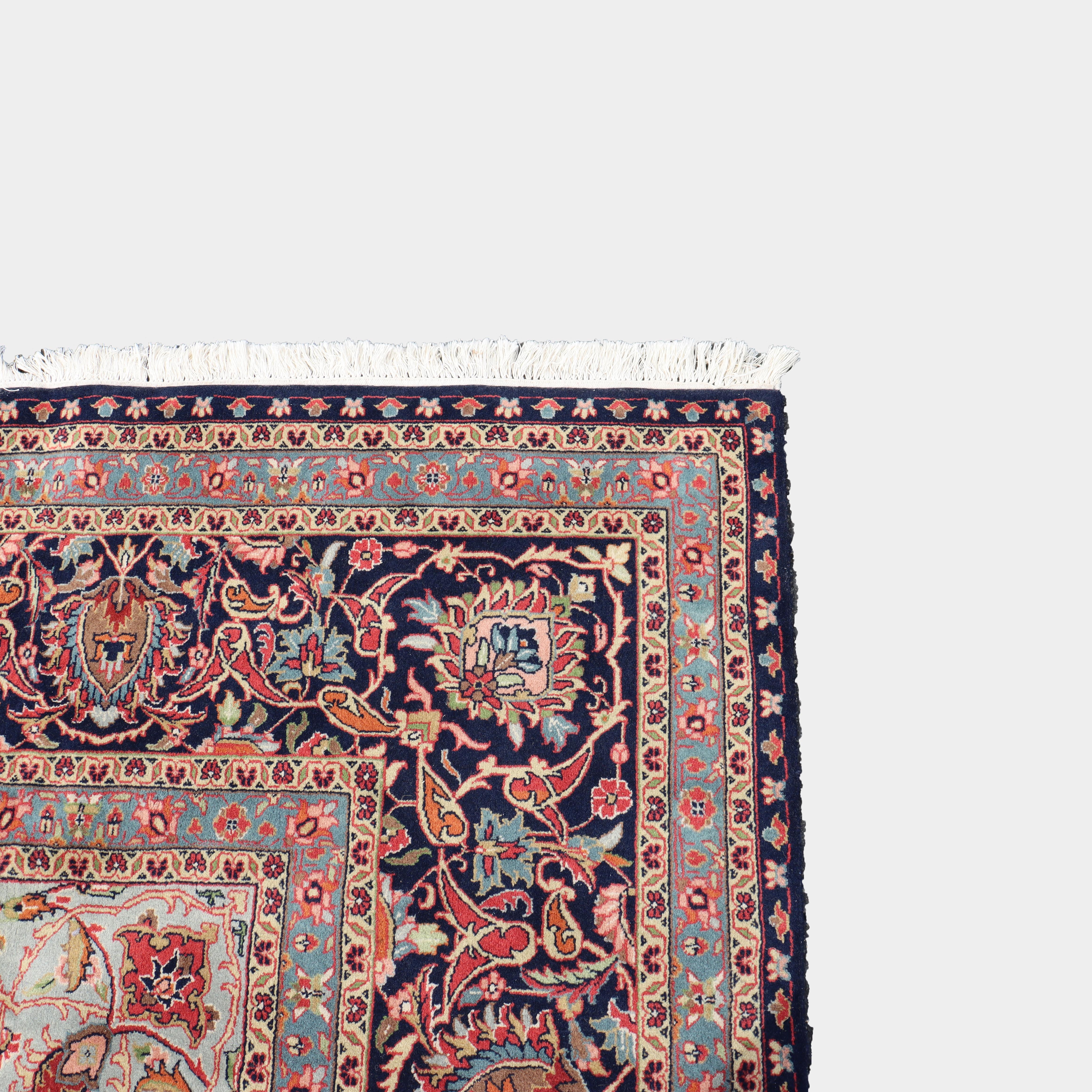 Vintage Kashan Persischer Orientteppich C1950 im Angebot 6