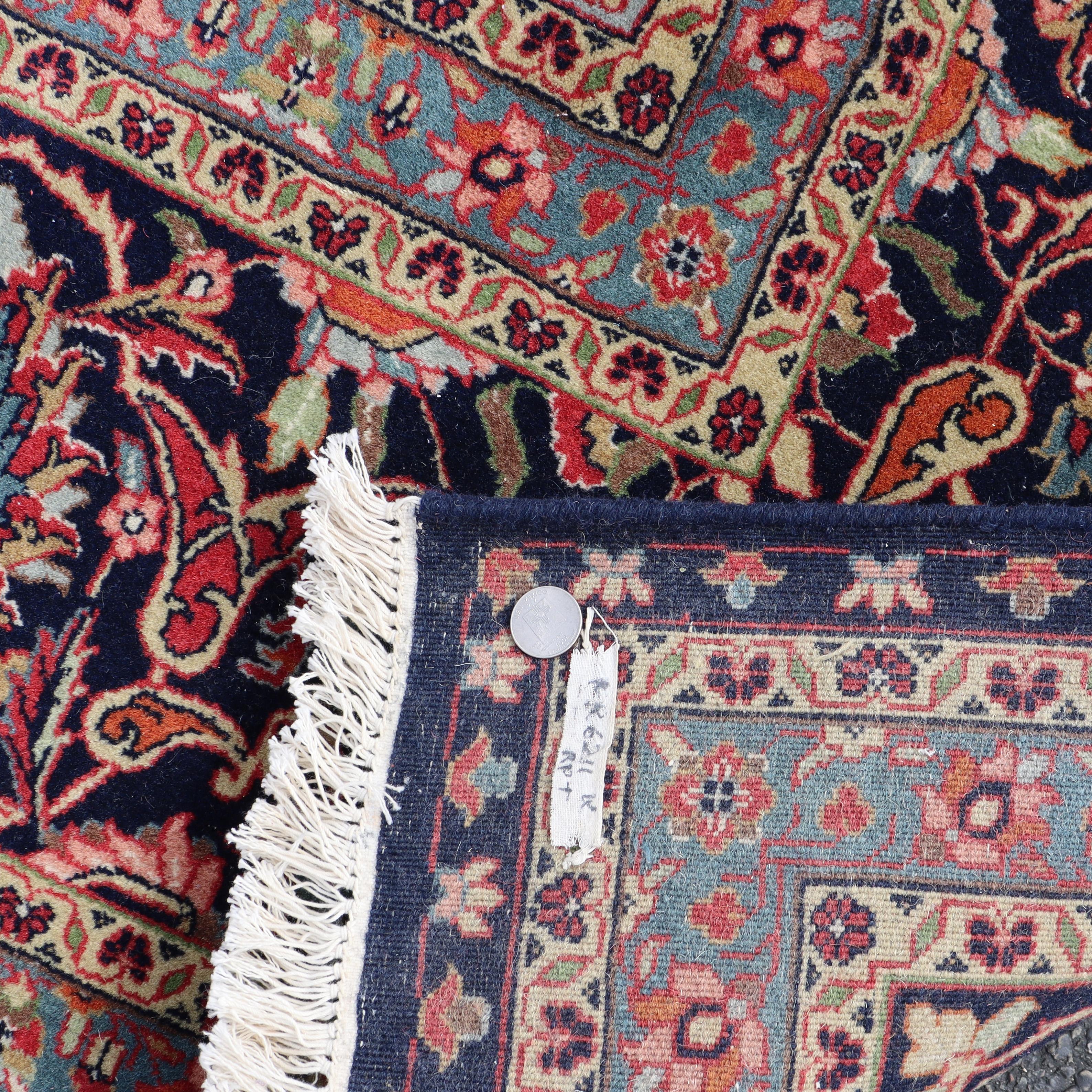 Vintage Kashan Persischer Orientteppich C1950 im Angebot 7