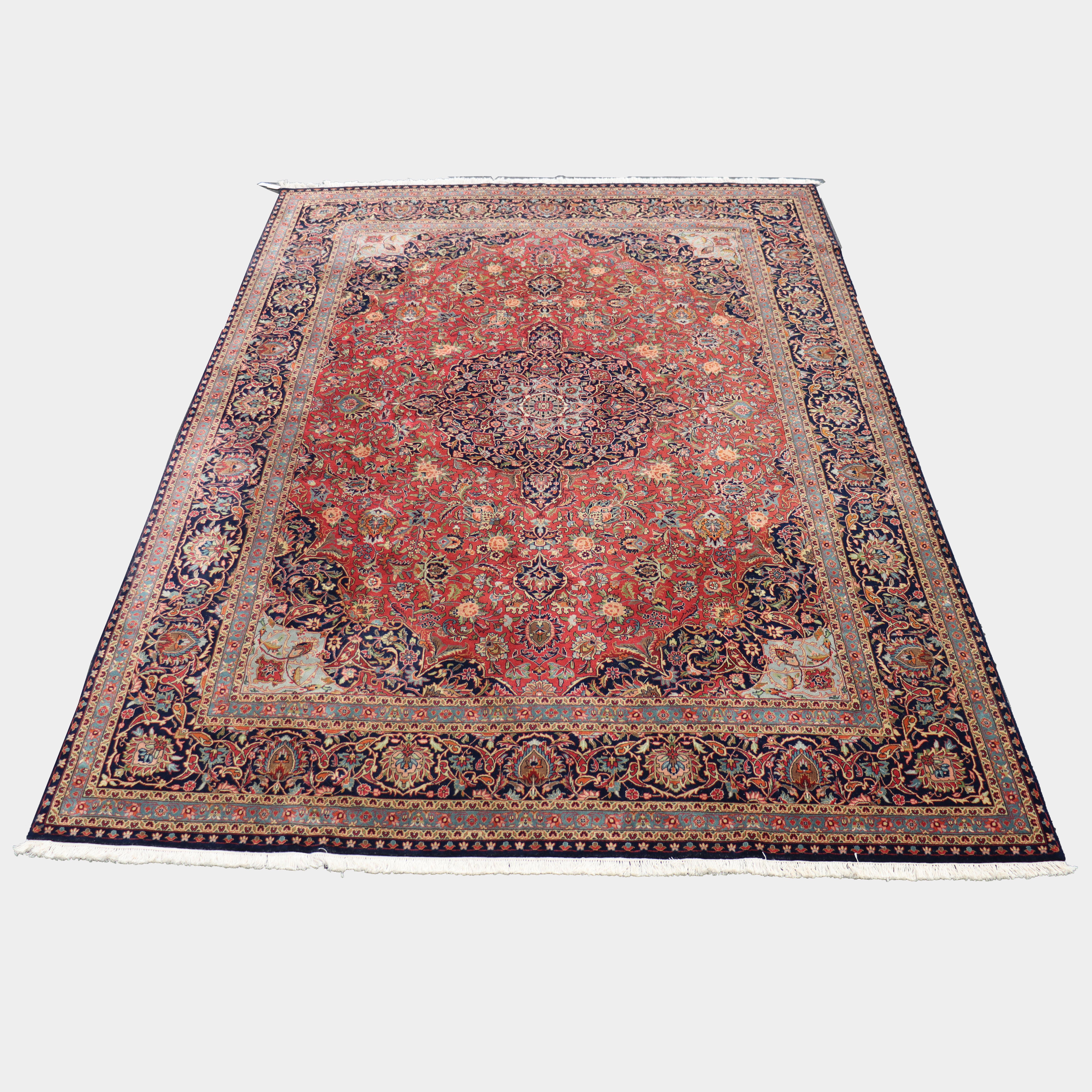 Vintage Kashan Persischer Orientteppich C1950 im Angebot 8