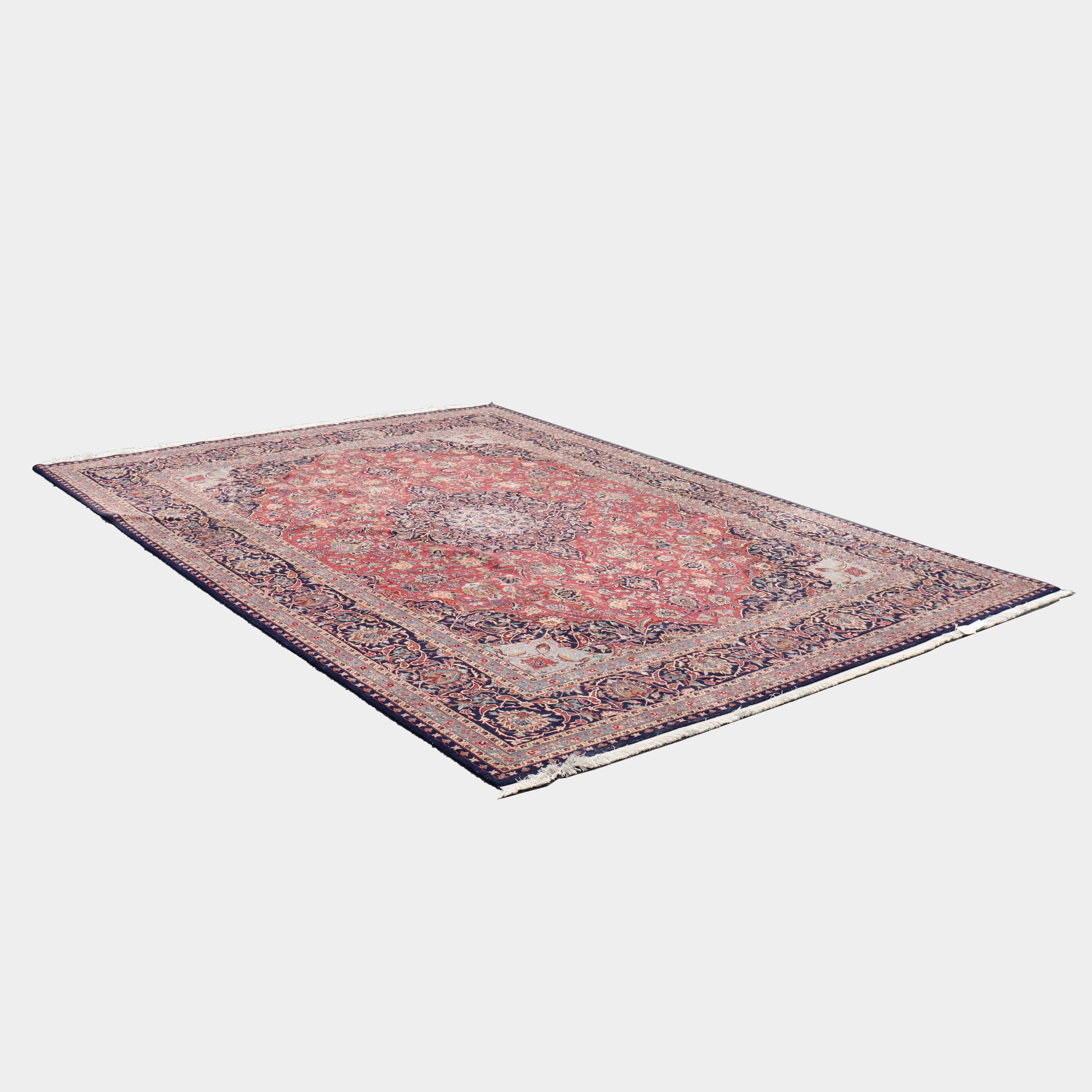 Vintage Kashan Persischer Orientteppich C1950 im Angebot 10