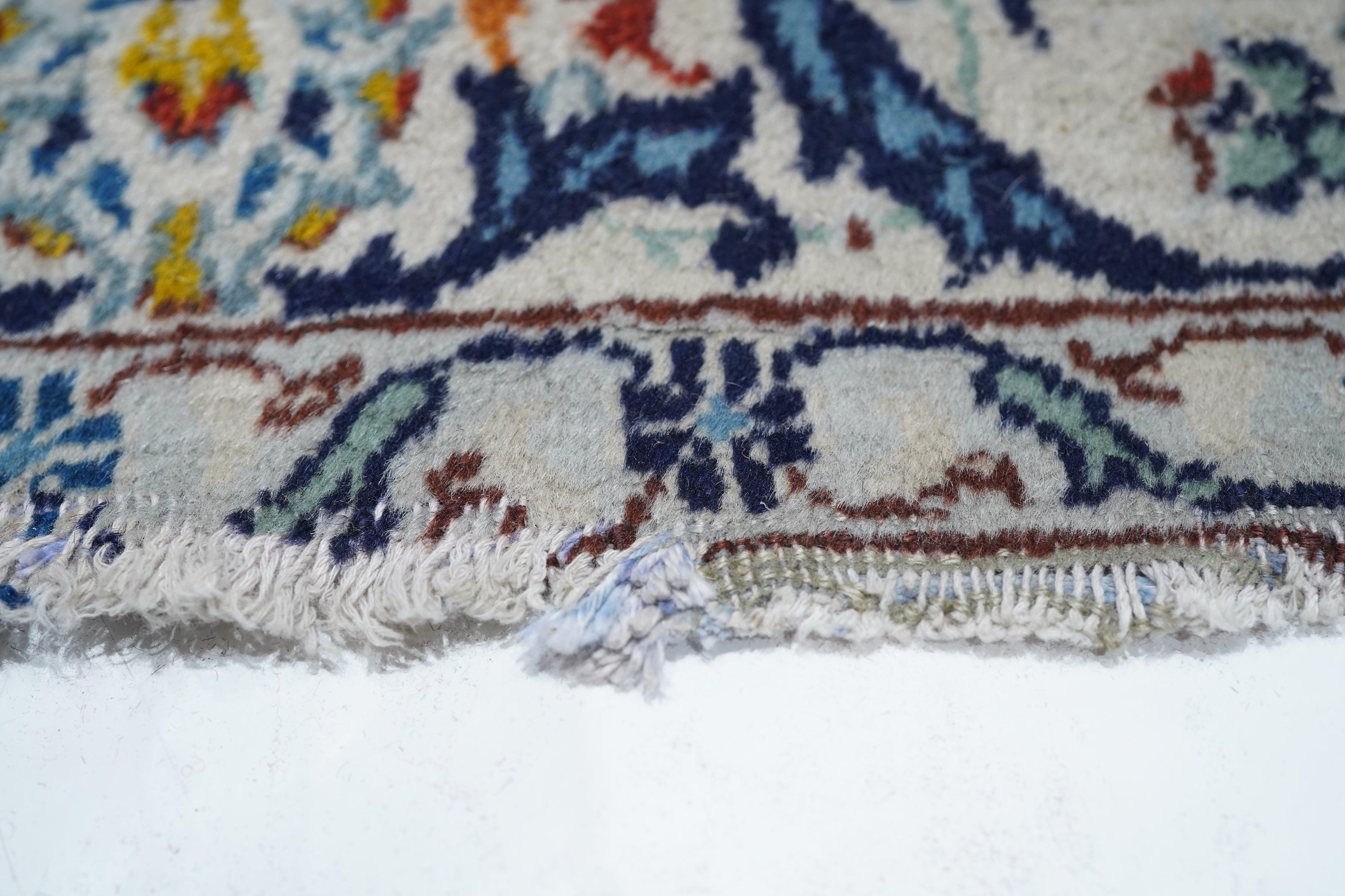 Kashan-Teppich im Vintage-Stil 10'8'' x 15'3'' im Angebot 4