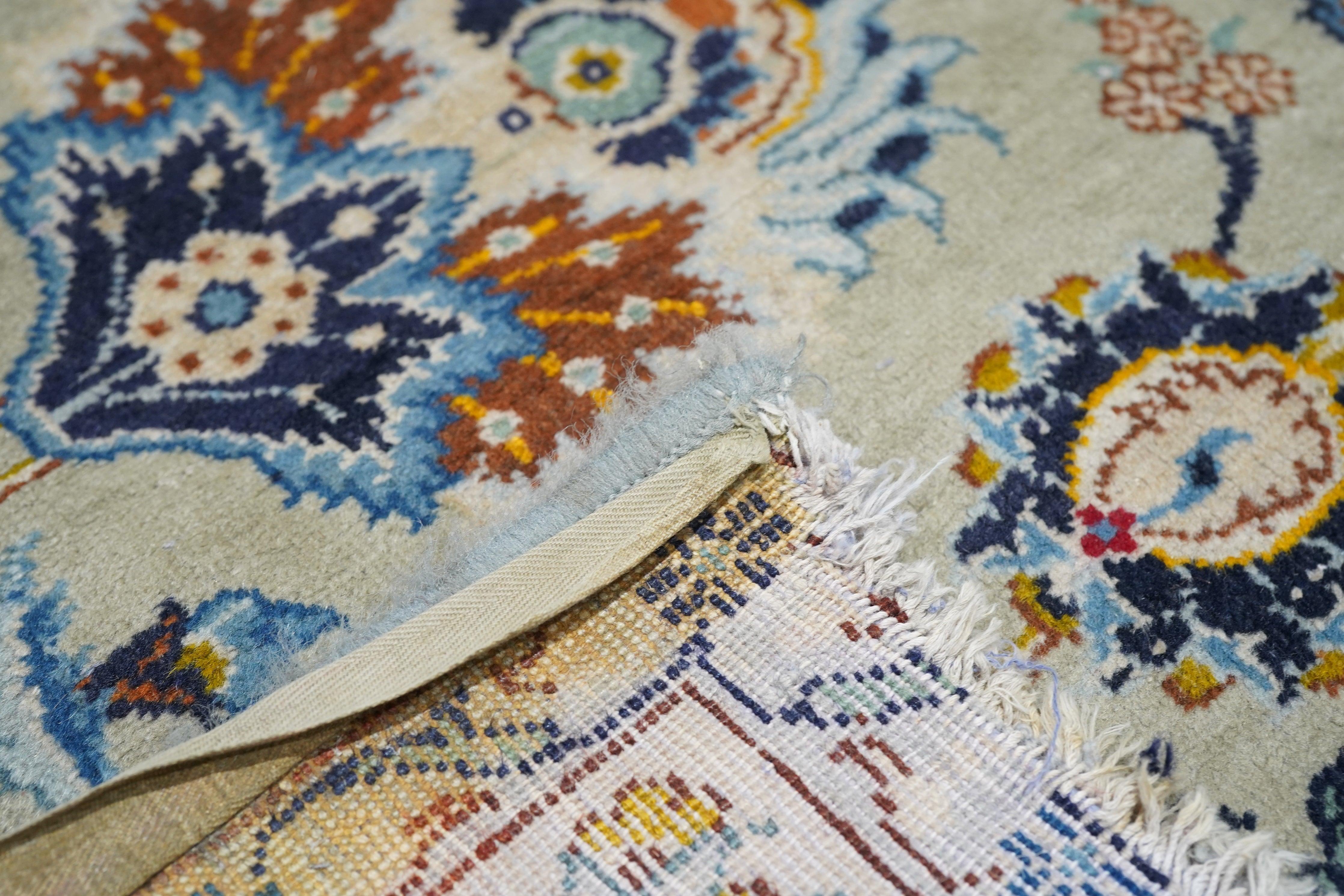 Kashan-Teppich im Vintage-Stil 10'8'' x 15'3'' im Angebot 7