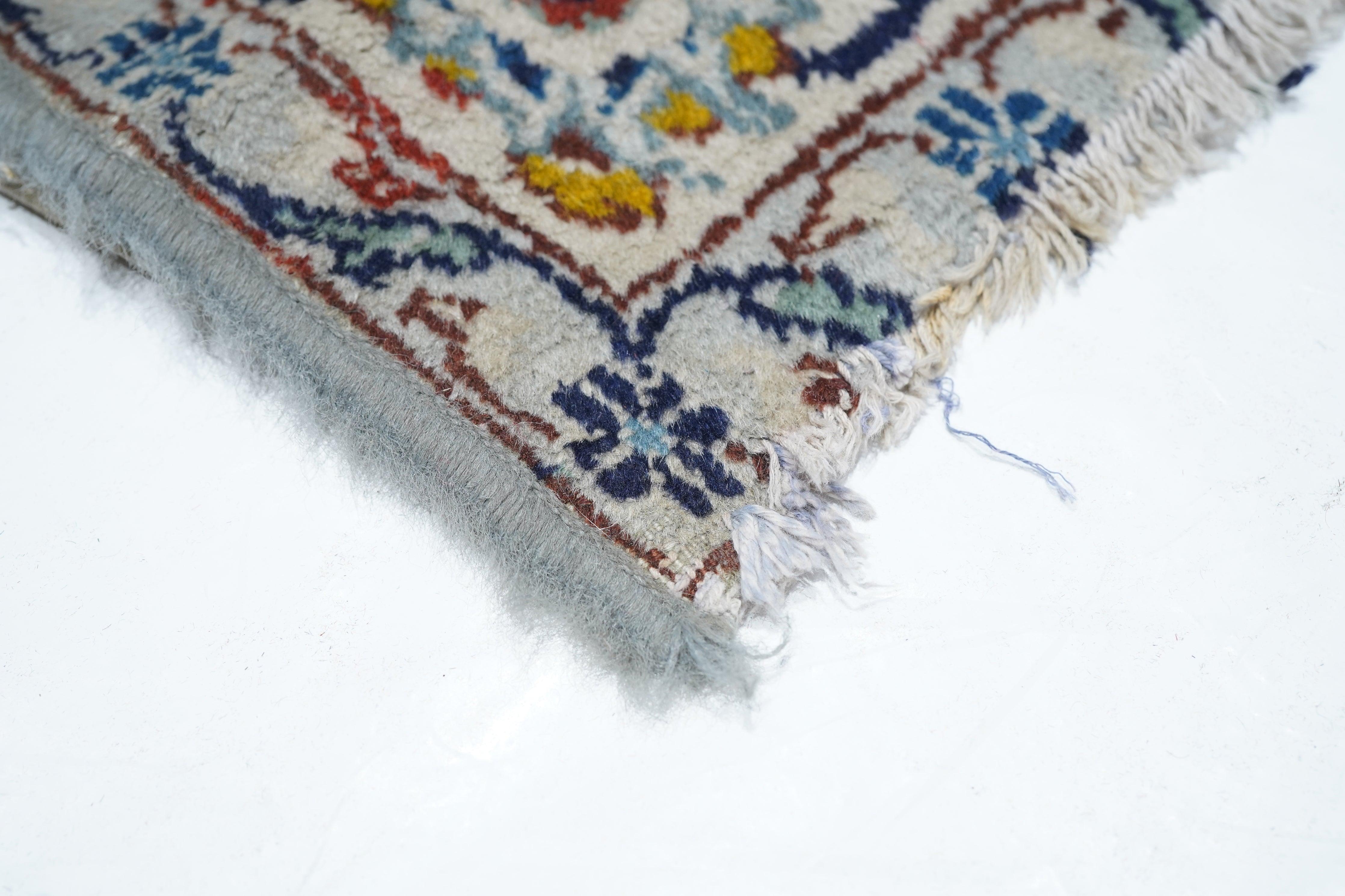 Kashan-Teppich im Vintage-Stil 10'8'' x 15'3'' im Zustand „Gut“ im Angebot in New York, NY