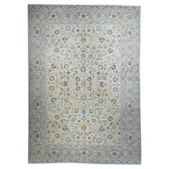 Kashan-Teppich im Vintage-Stil 10'8'' x 15'3''