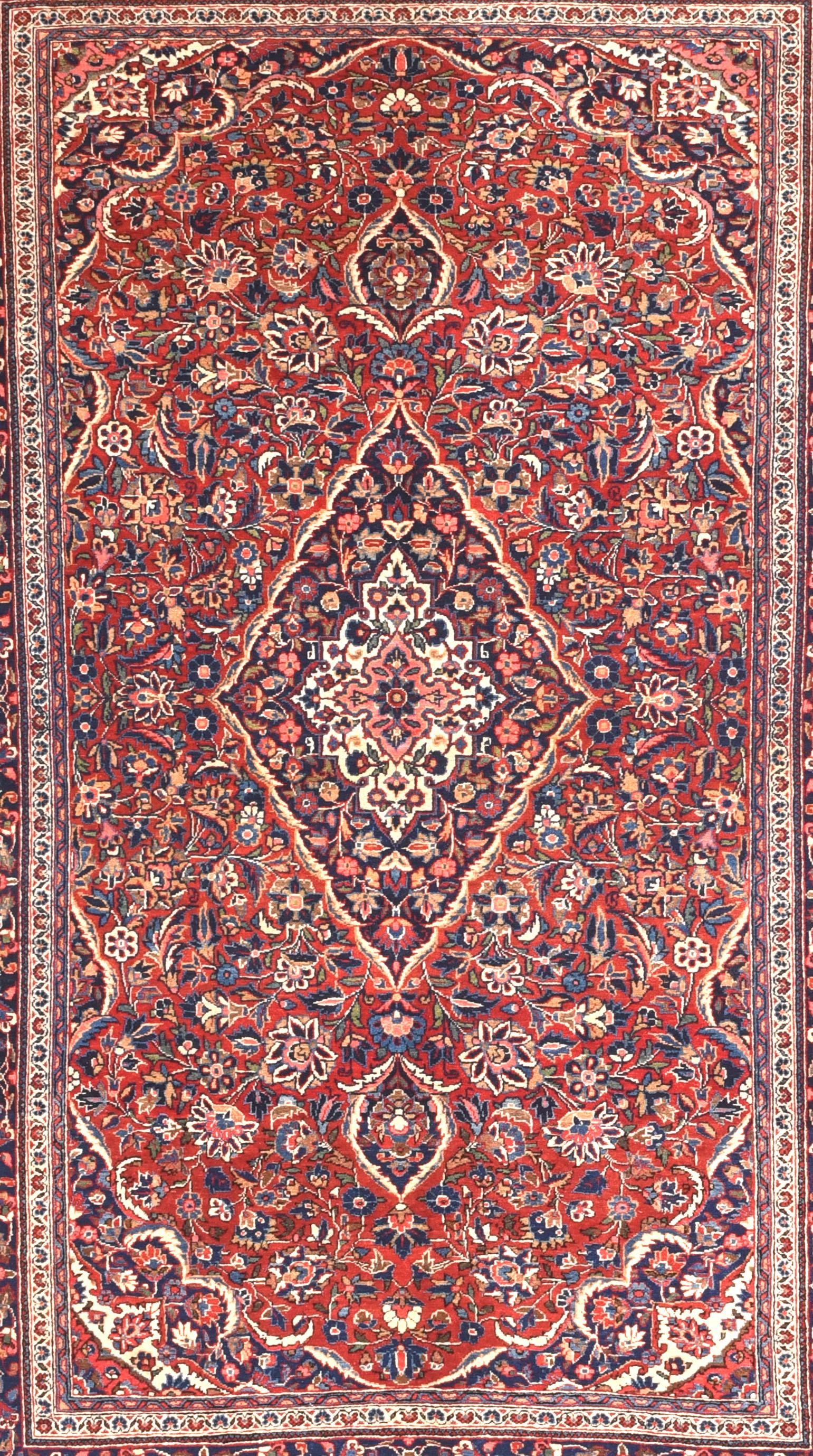 Persian Vintage Kashan Rug  For Sale