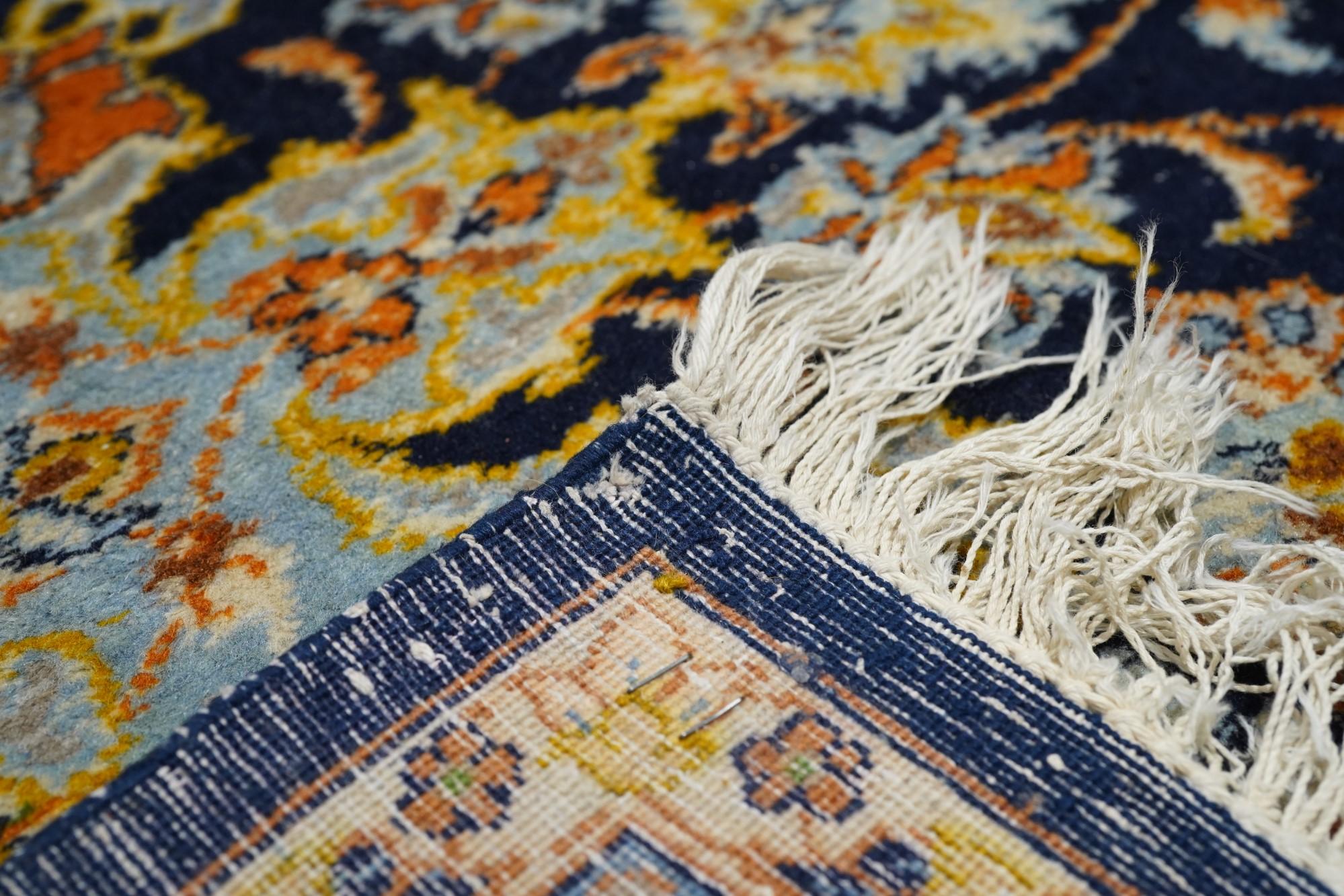 Persischer Kashan-Teppich im Vintage-Stil 7'1'' x 9'6'' im Angebot 4