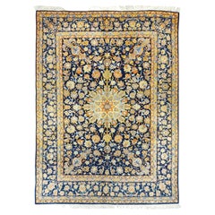 Kashan-Teppich 7'1'' x 9'6'' im Vintage-Stil