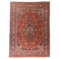 Vintage Kashan Rug