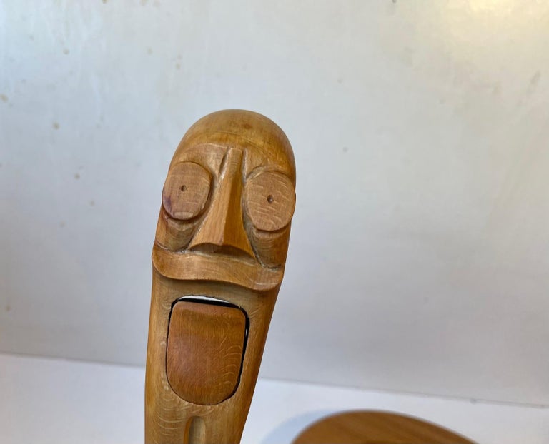 Vintage Kay Bojesen Beech Nutcracker and Bowl For Sale at 1stDibs