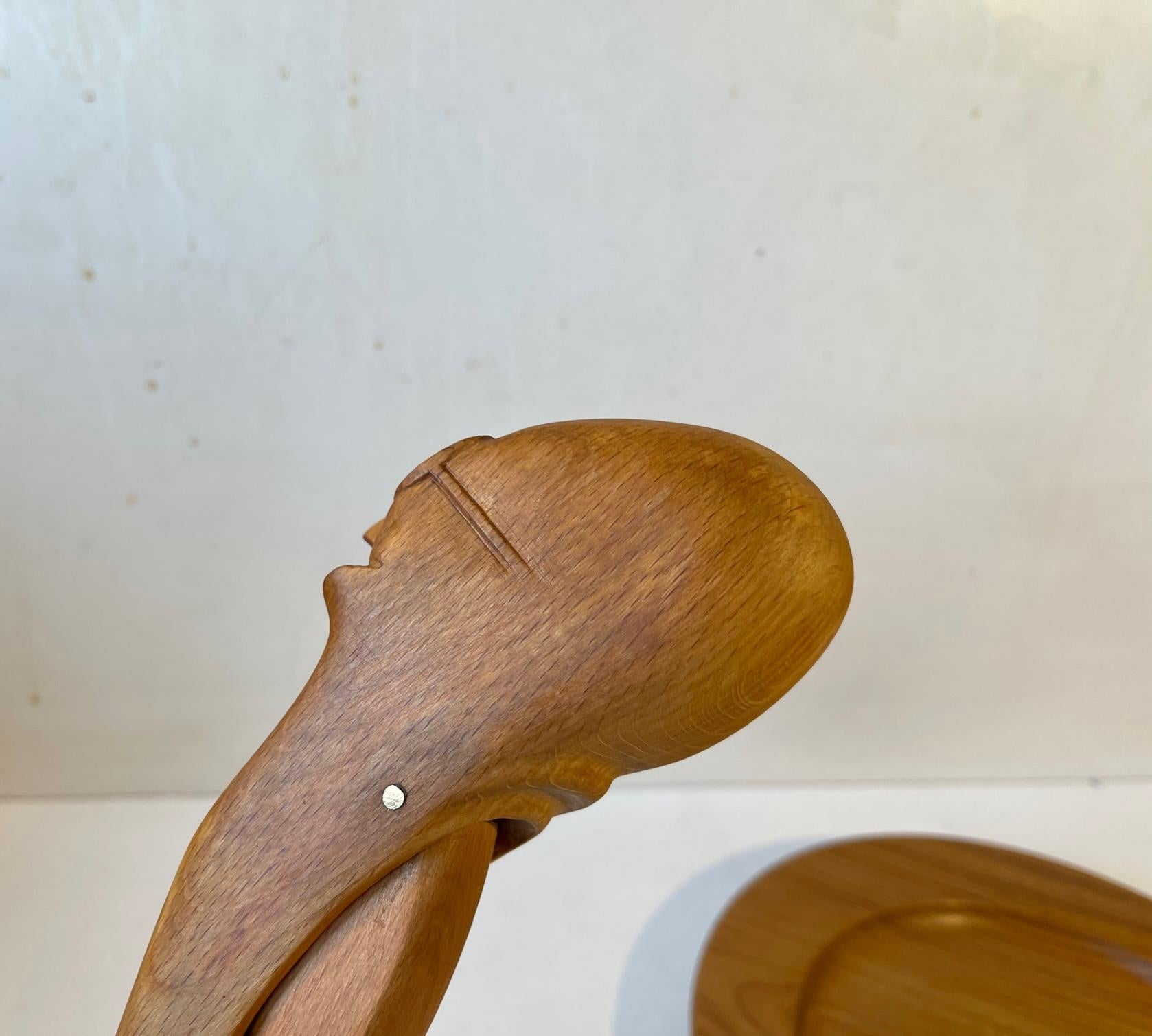 Schiaccianoci e ciotola di faggio vintage Kay Bojesen in vendita 1