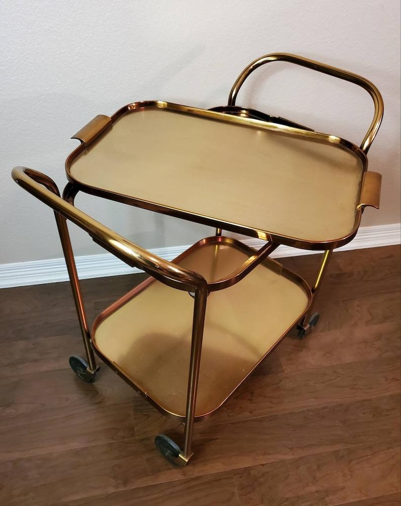 20th Century Vintage Kaymet Mid-Century Modern Bar Cart