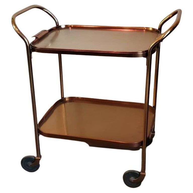Vintage Kaymet Mid-Century Modern Bar Cart For Sale