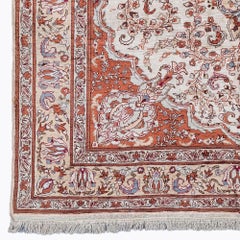 Vintage Kayseri Silk Rug - Mid 20th Century