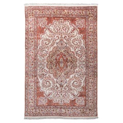 Vintage Kayseri Silk Rug - Mid 20th Century