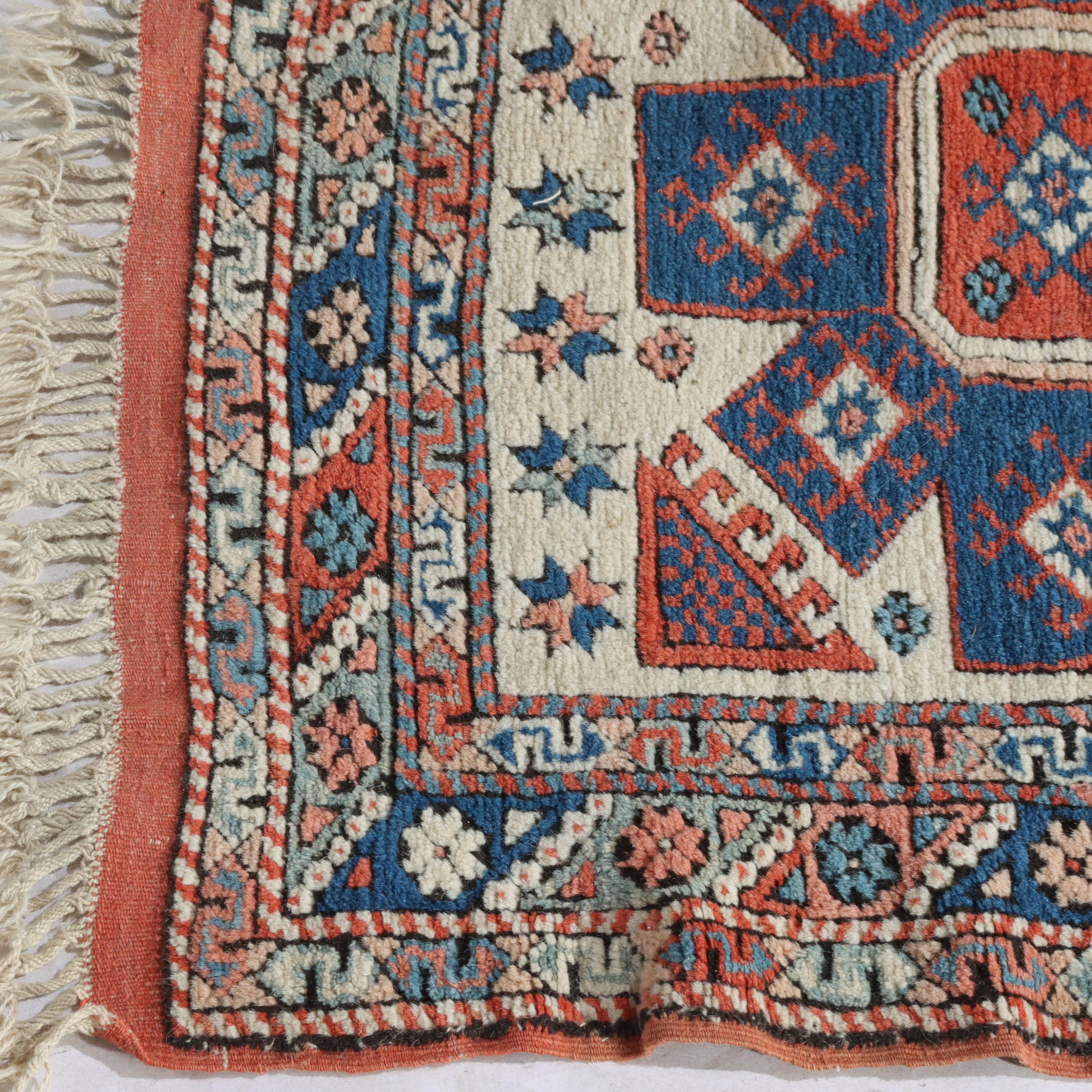 Vintage Kazak Kaukasus Orientteppich C1940 (Wolle) im Angebot
