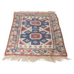 Vintage Kazak Caucasian Oriental Rug C1940