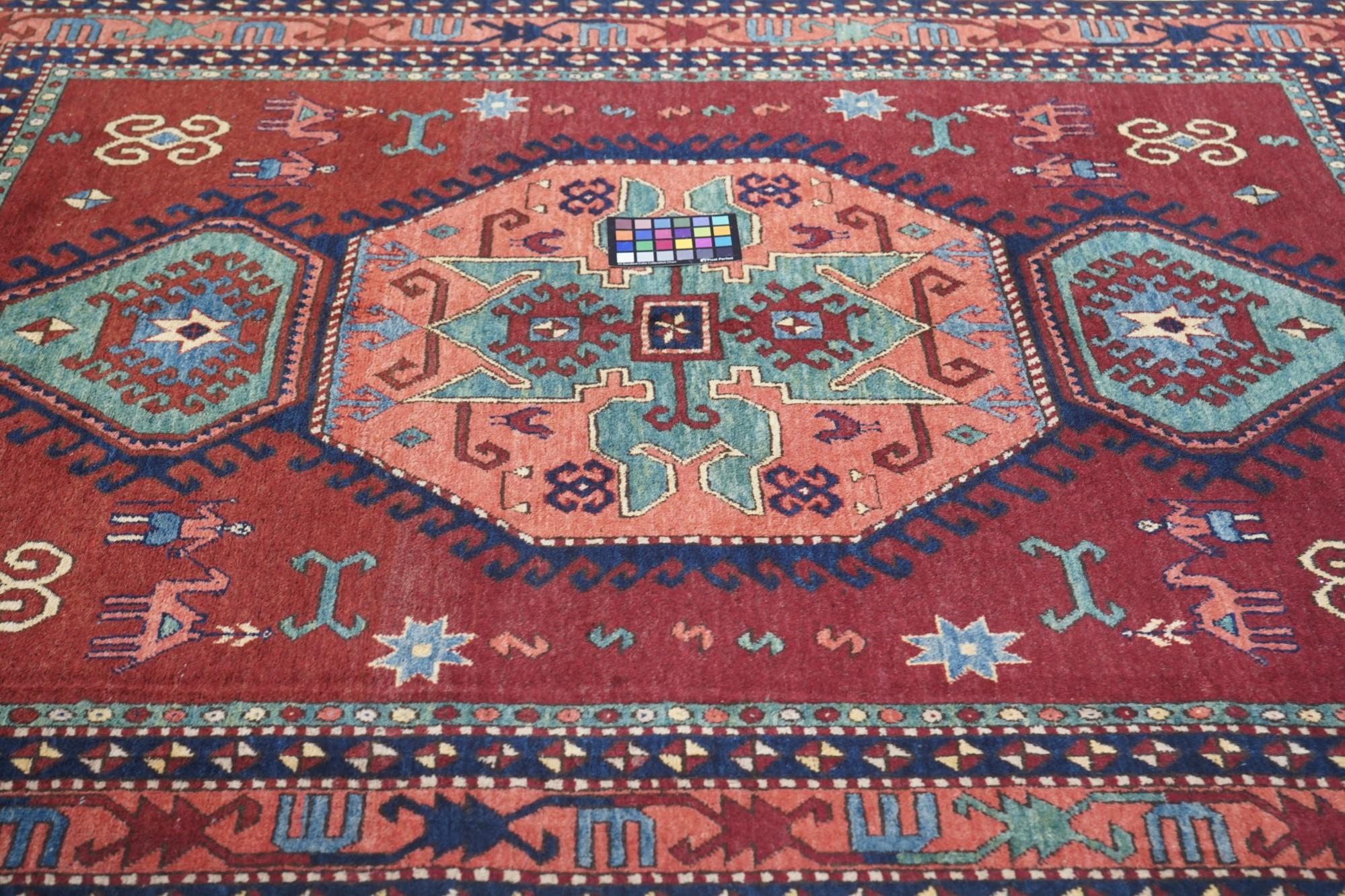 Vintage Kazak Design Rug For Sale 3