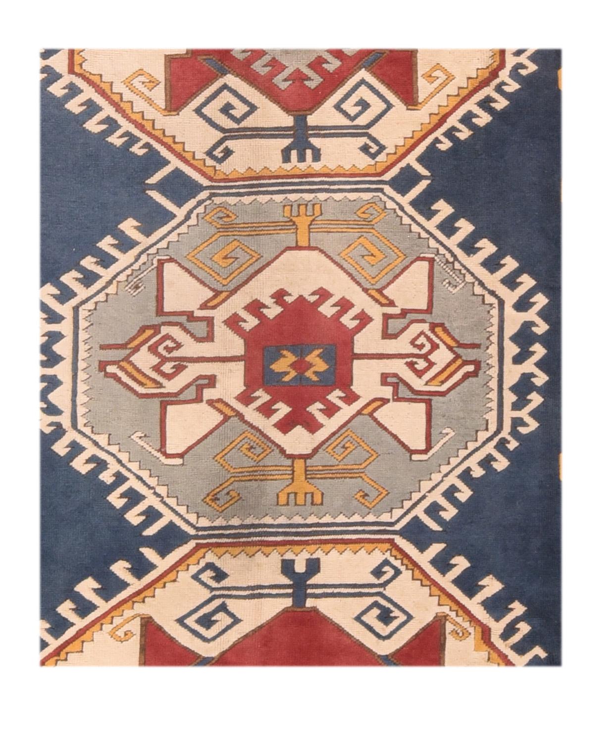 Vintage Kazak Rug 7'4'' x 9'2''.