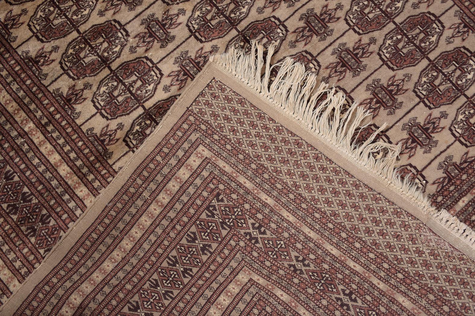 Dyed Vintage Kazak Wool Textile Rug For Sale