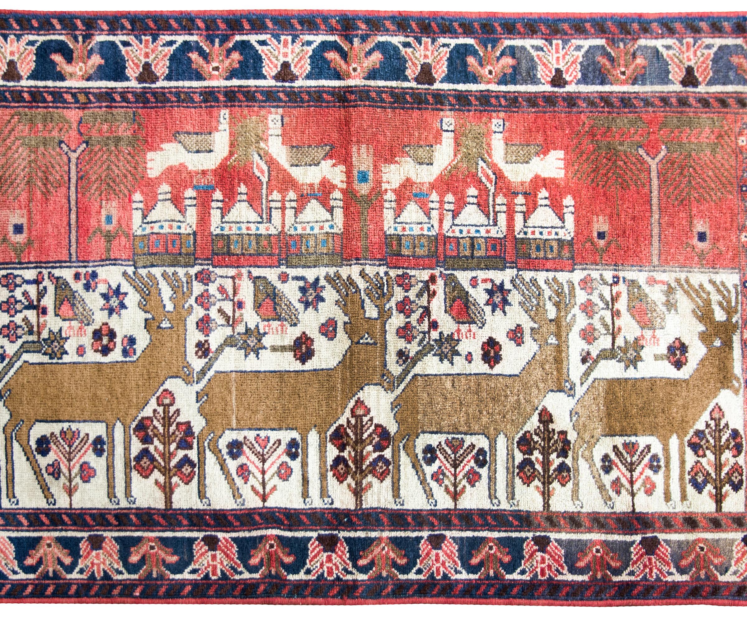 Tribal Vintage Kelderdasht Rug For Sale