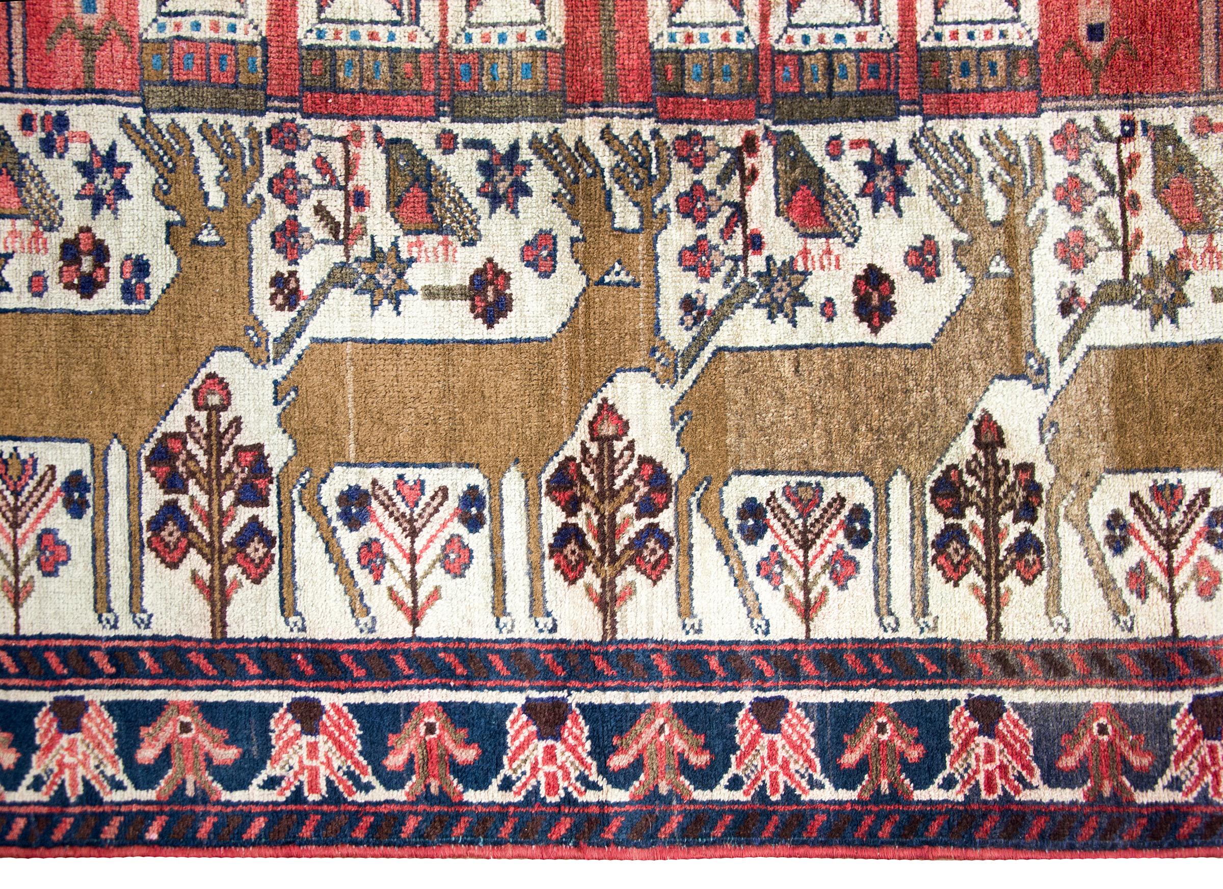 Persian Vintage Kelderdasht Rug For Sale