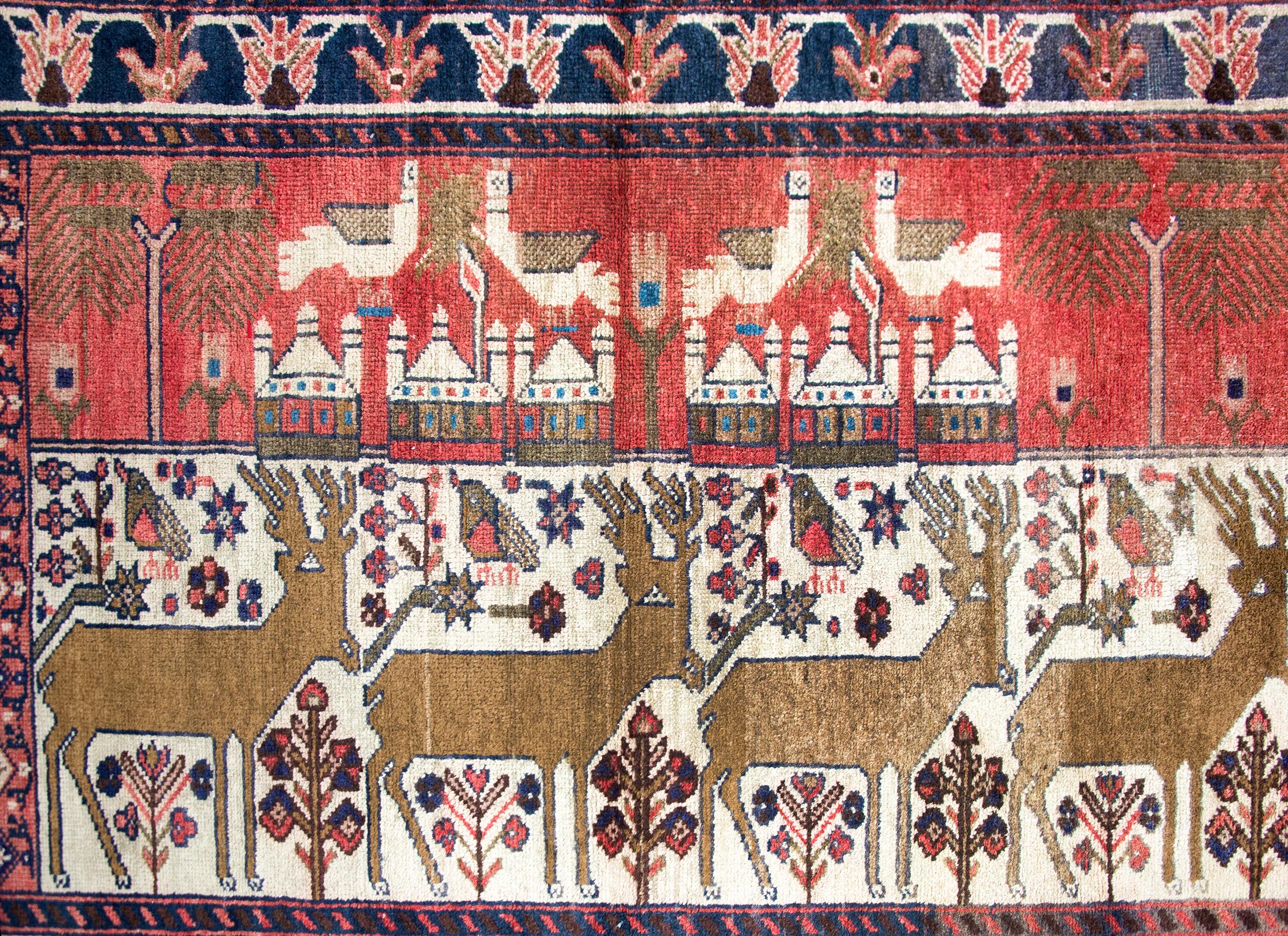 20th Century Vintage Kelderdasht Rug For Sale