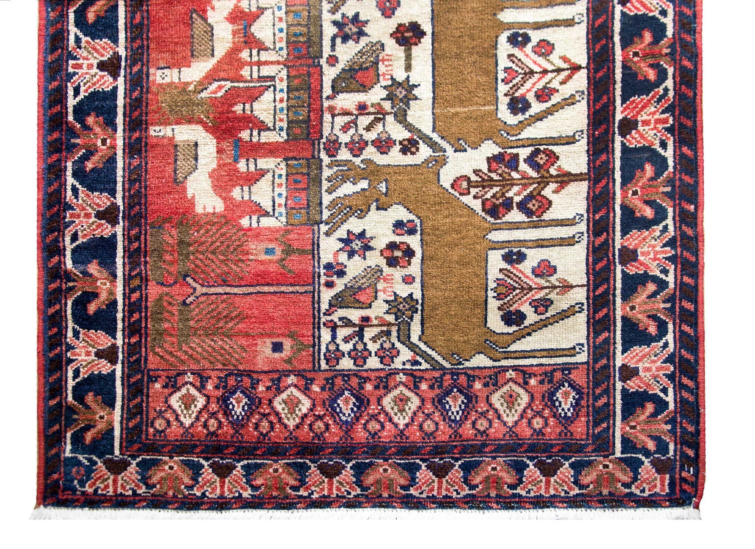 Wool Vintage Kelderdasht Rug For Sale