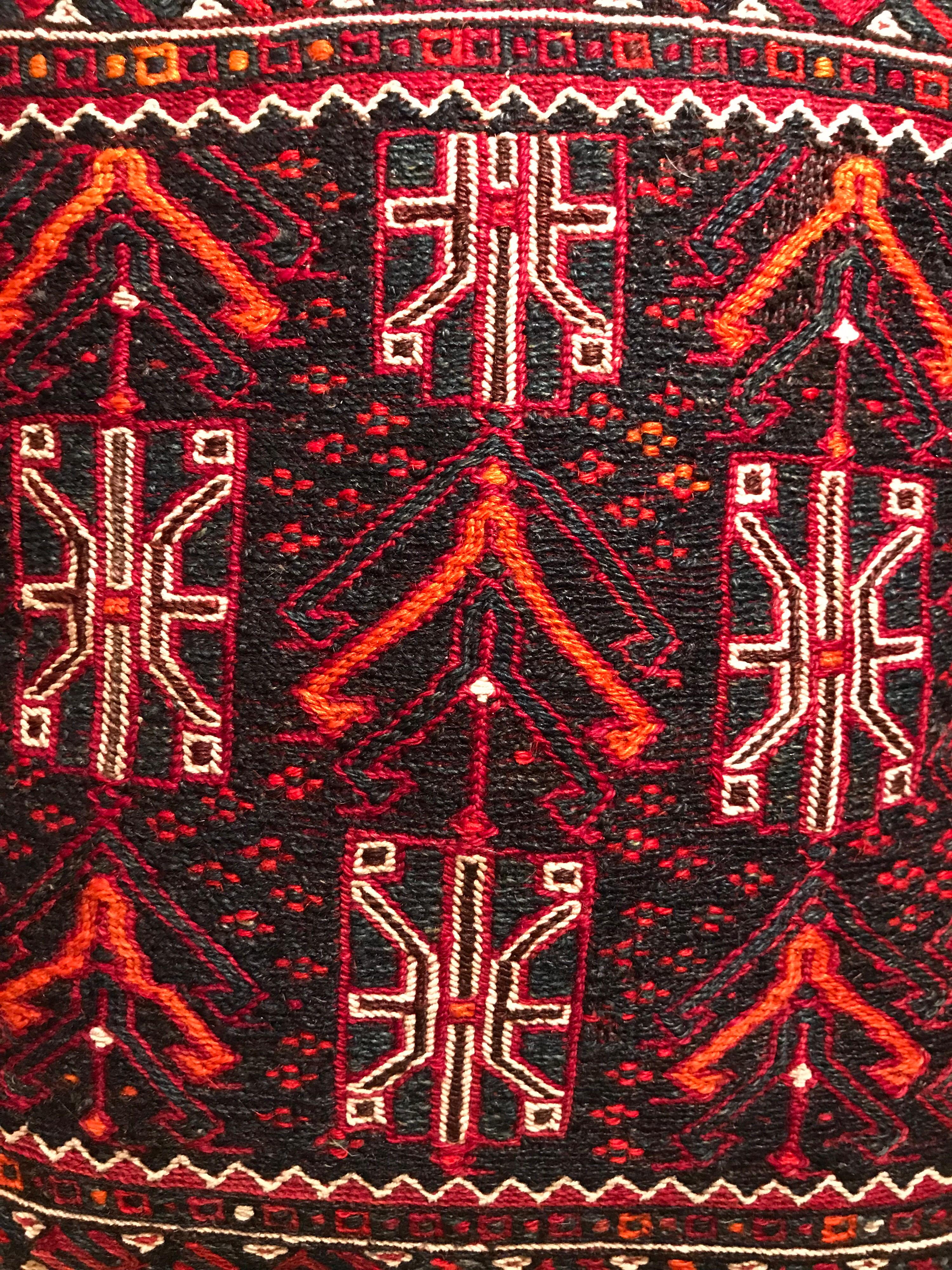 Tribal Vintage Kelim Camel Bag Cushions