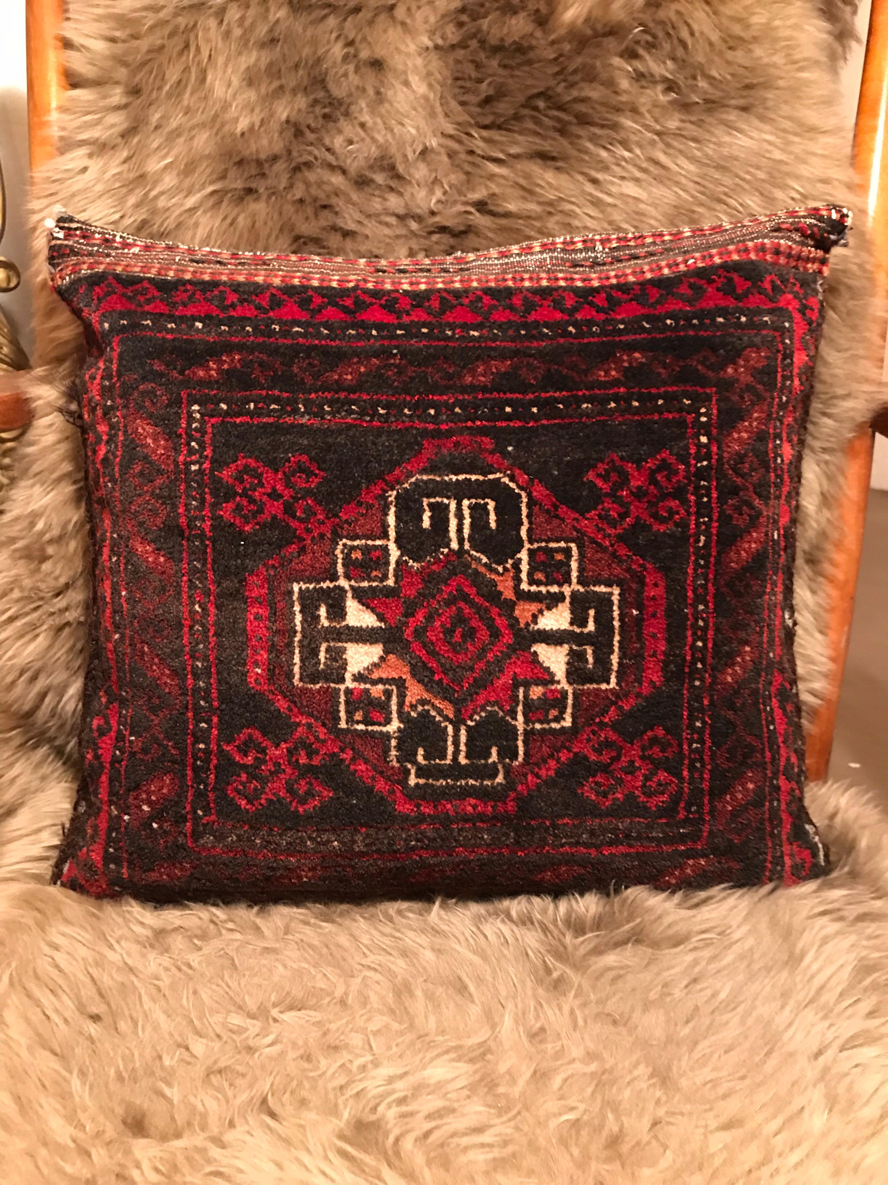 Turkish Vintage Kelim Camel Bag Cushions