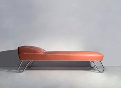 Vintage Kem Weber Deco Chrome Chaise Lounge for Lloyd