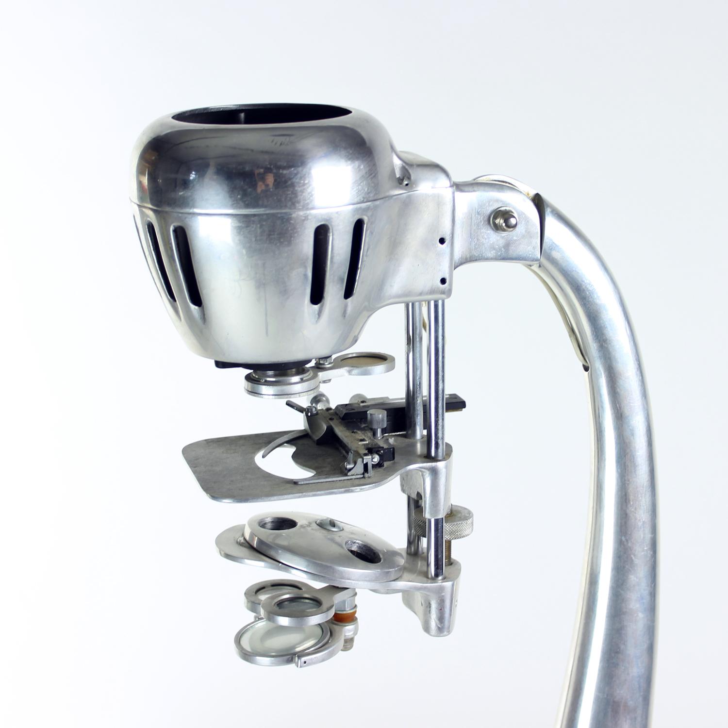Microprojecteur vintage Ken A Vision en aluminium, années 1950 en vente 3