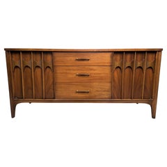 Vintage Kent Coffey Perspecta Walnut Credenza
