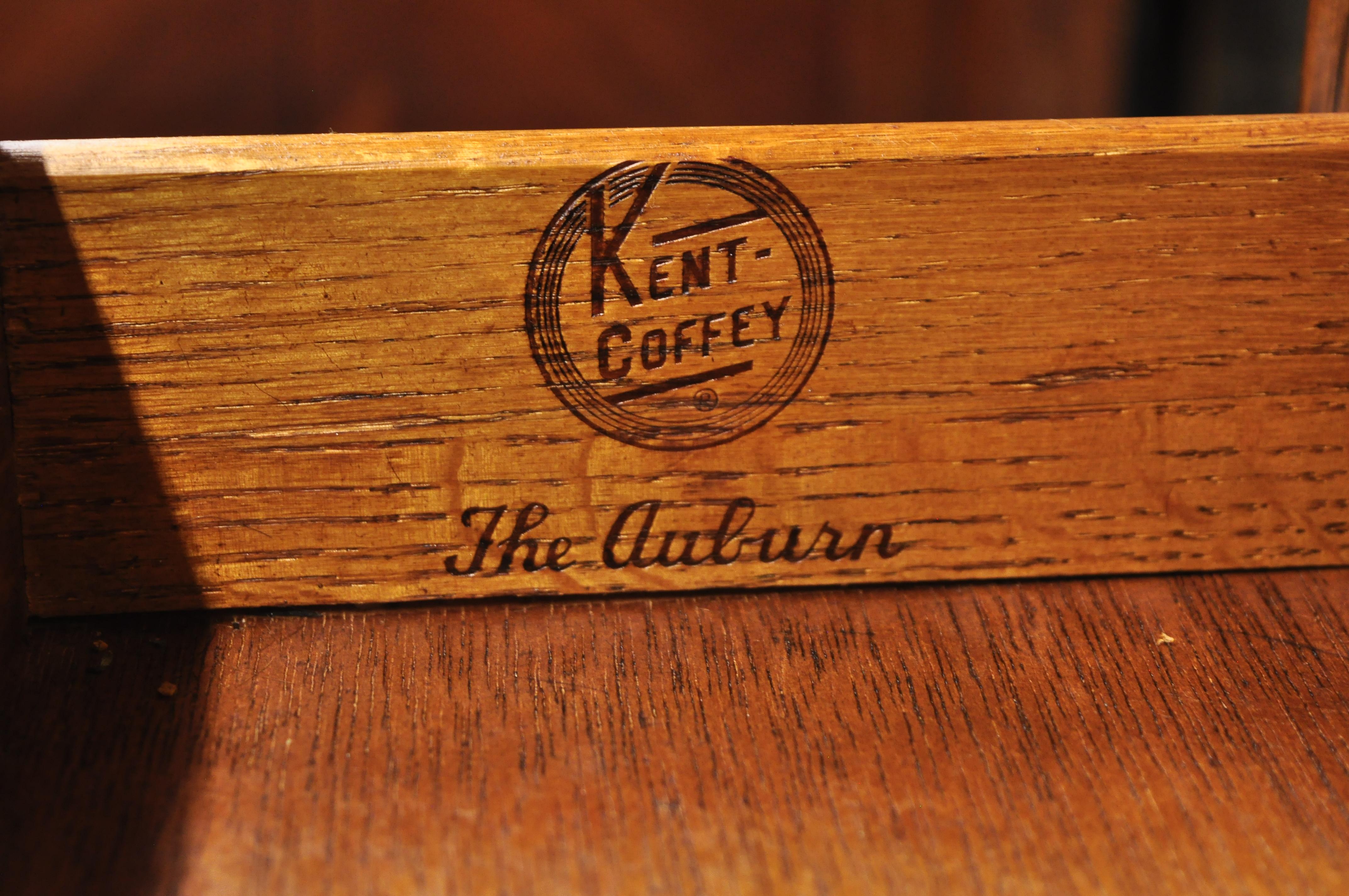 Mid-Century Modern Vintage Kent Coffey The Auburn Midcentury Walnut Atomic Era Tall Chest Dresser
