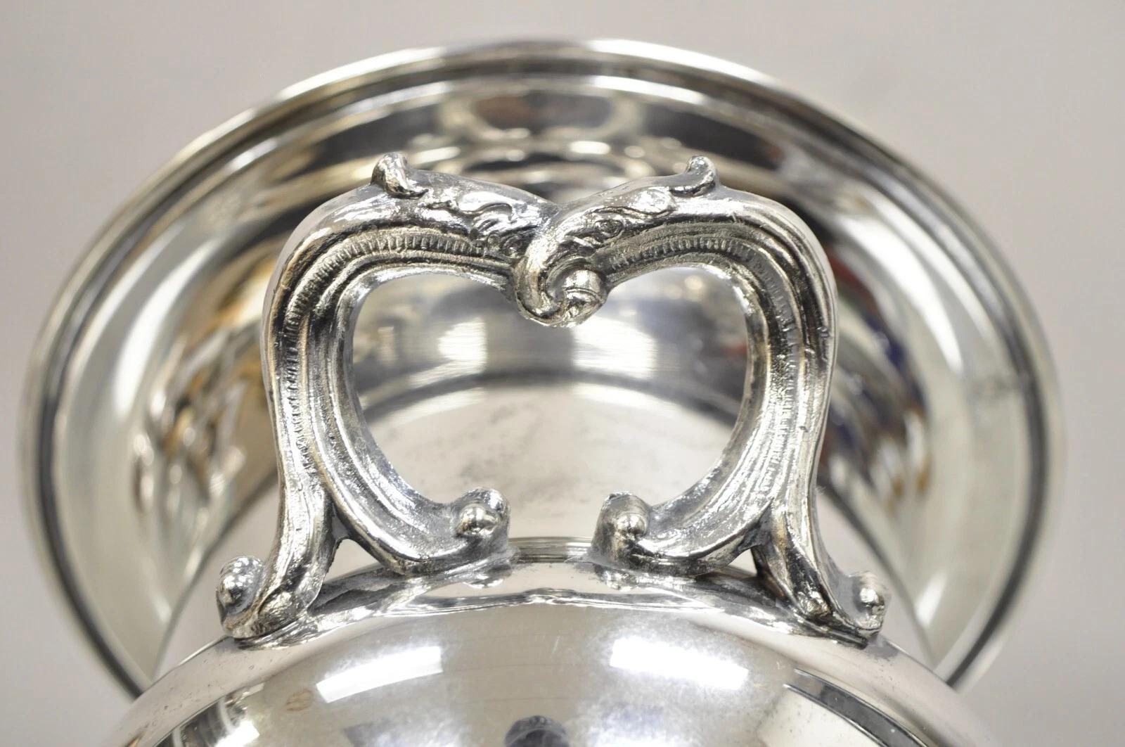 Victorian Vintage Kent Silversmiths Silver Plated Trophy Cup Champagne Chiller Ice Bucket
