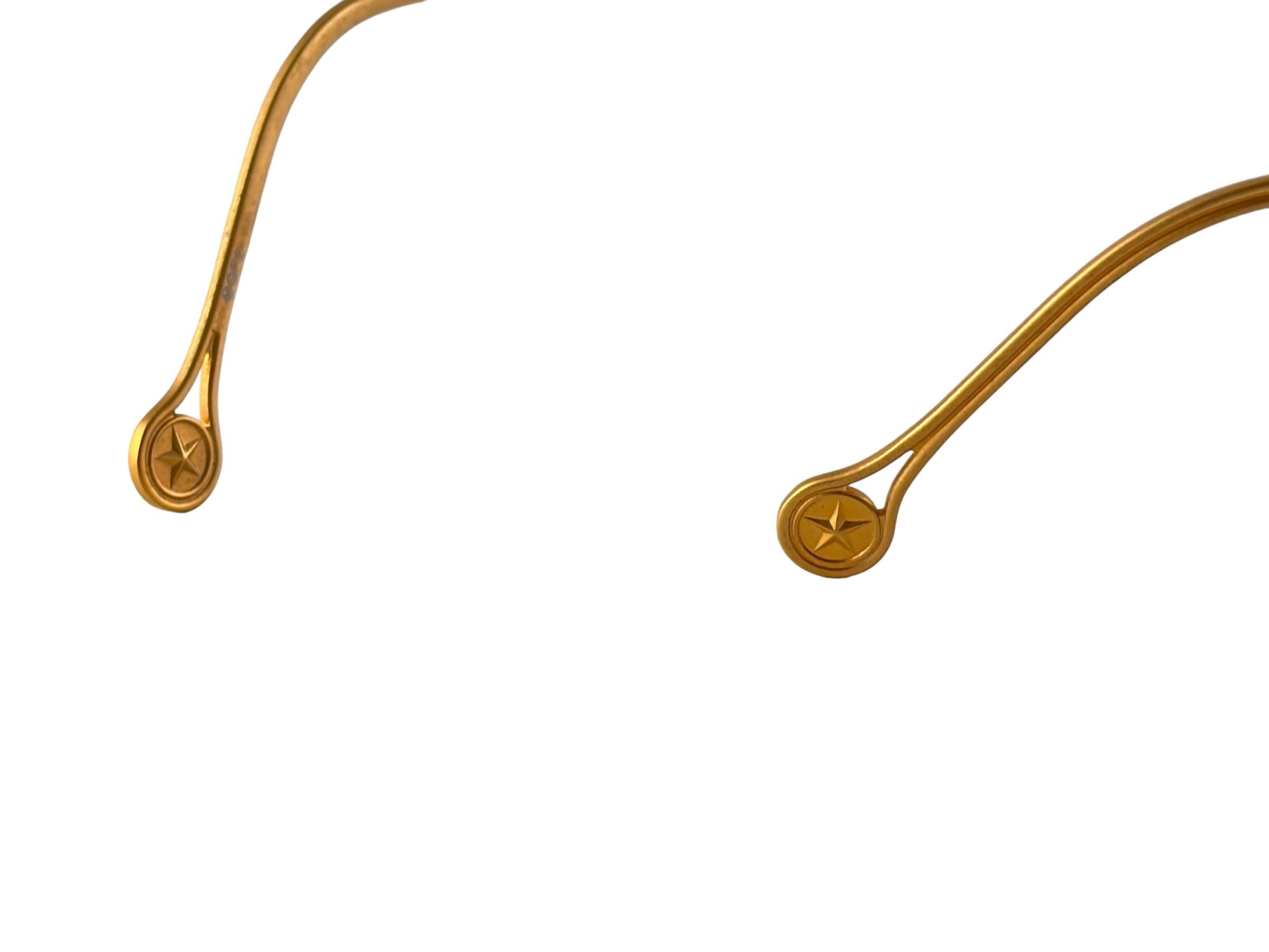 Vintage Kenzo 2851 Matte Gold-Sonnenbrille 1980er Jahre Hergestellt in Japan für Damen oder Herren im Angebot