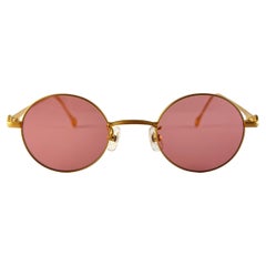 Lunettes de soleil vintage Kenzo 2851 Matte Gold 1980's Made in Japan