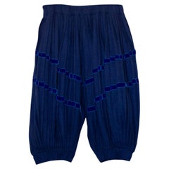 Vintage Kenzo Blue Pleated Knickerbockers/Shorts