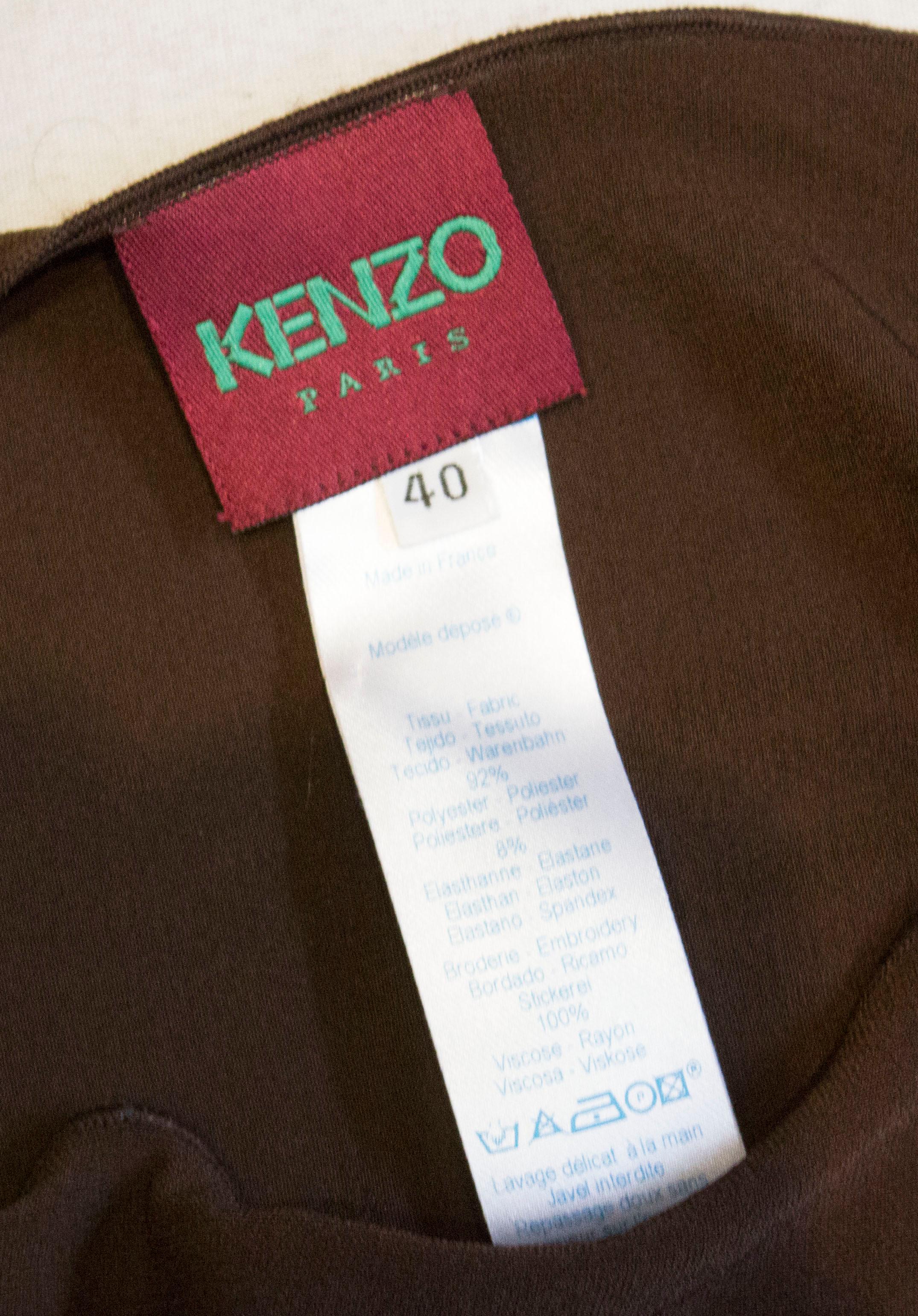 Vintage Kenzo Dress For Sale 4